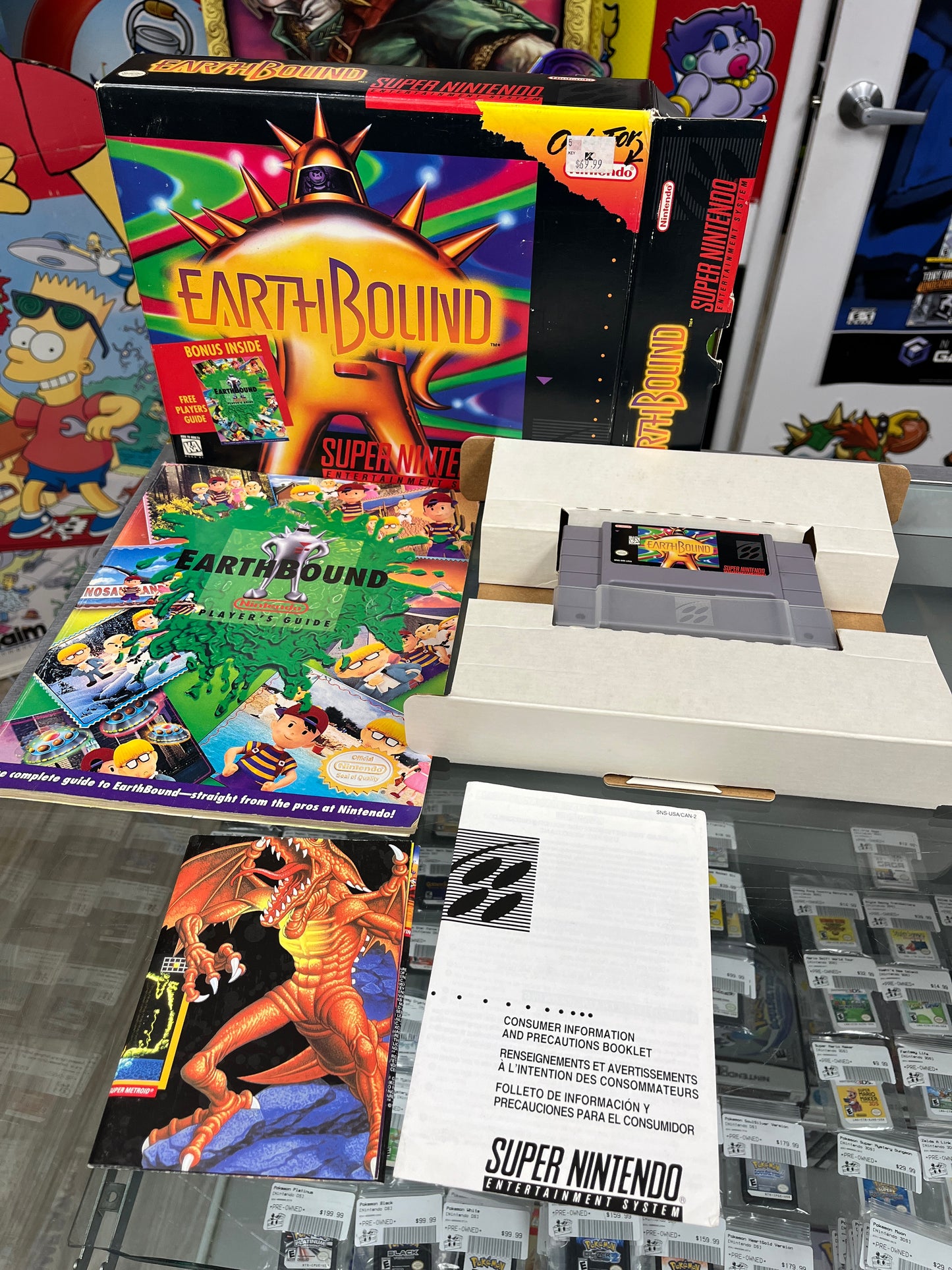Earthbound SNES Complete Holy Grail *CLEAN*