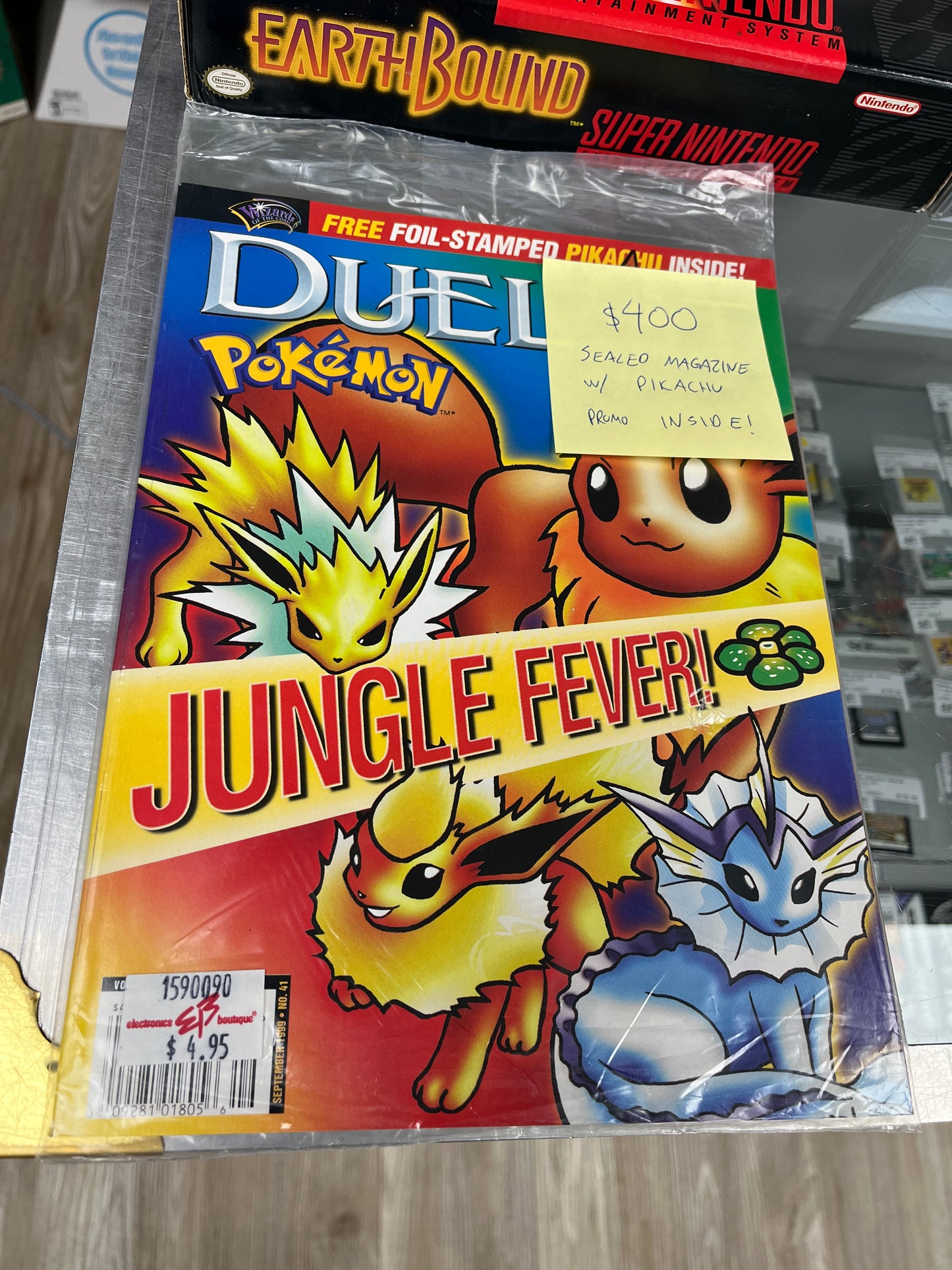 Pokemon Magazine SEALED W/ Pikachu Promo Mint Inside