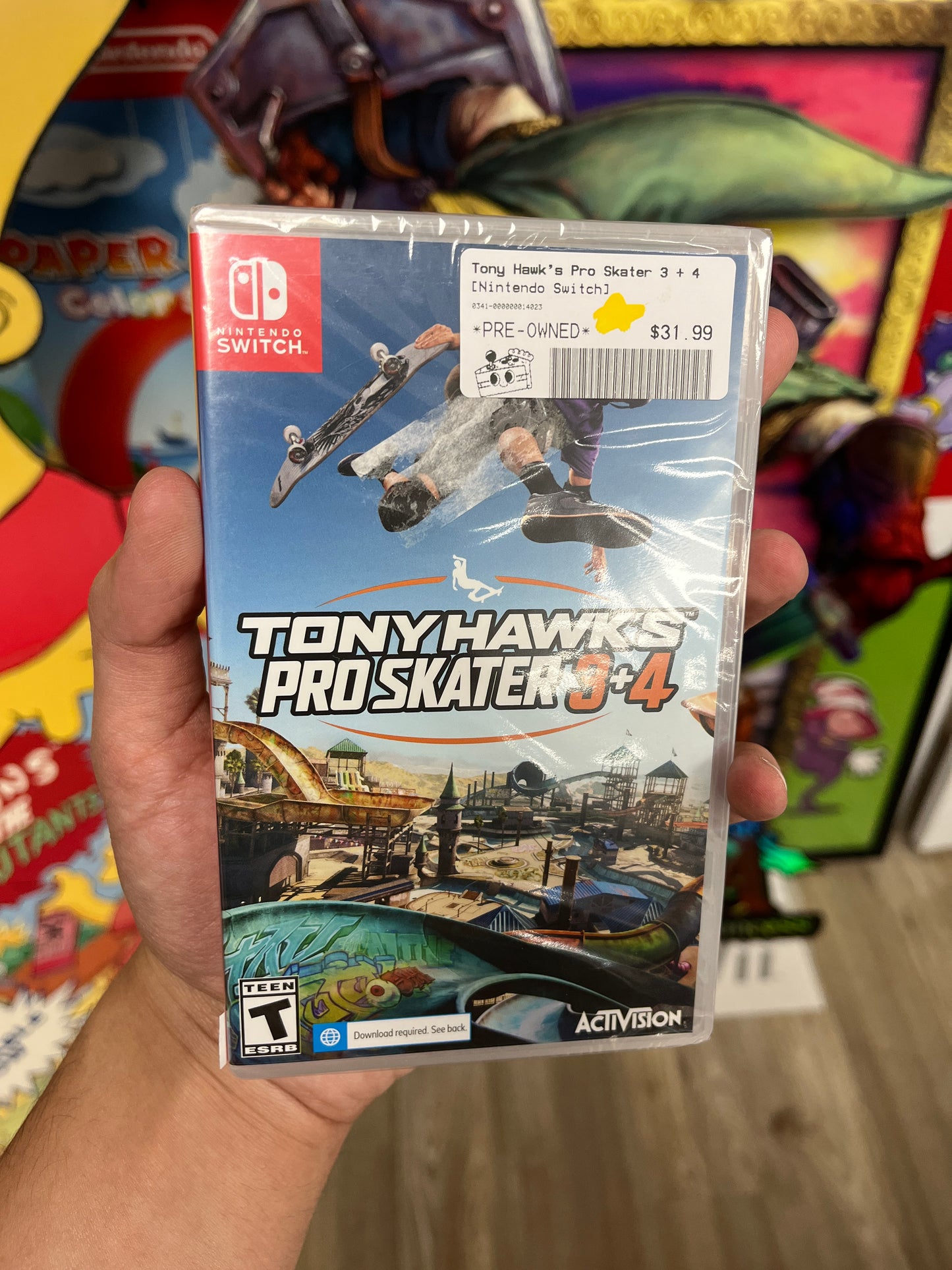 Tony Hawk's Pro Skater 3+4 Switch Sealed
