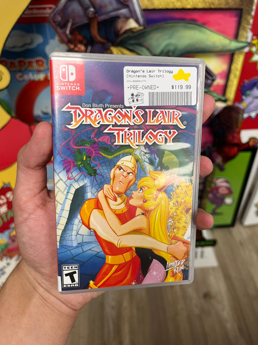 Dragon's Lair Trilogy Switch Complete Rare