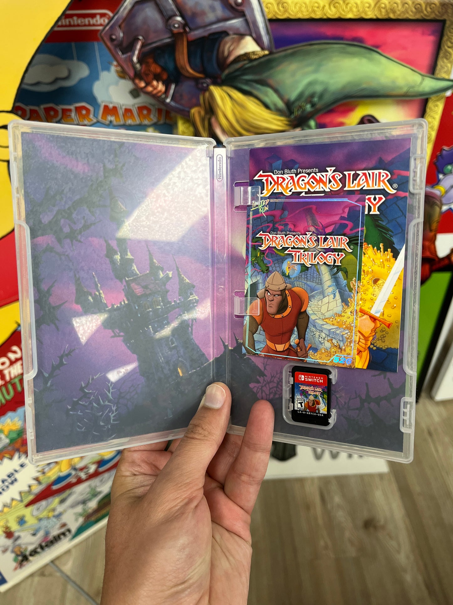 Dragon's Lair Trilogy Switch Complete Rare