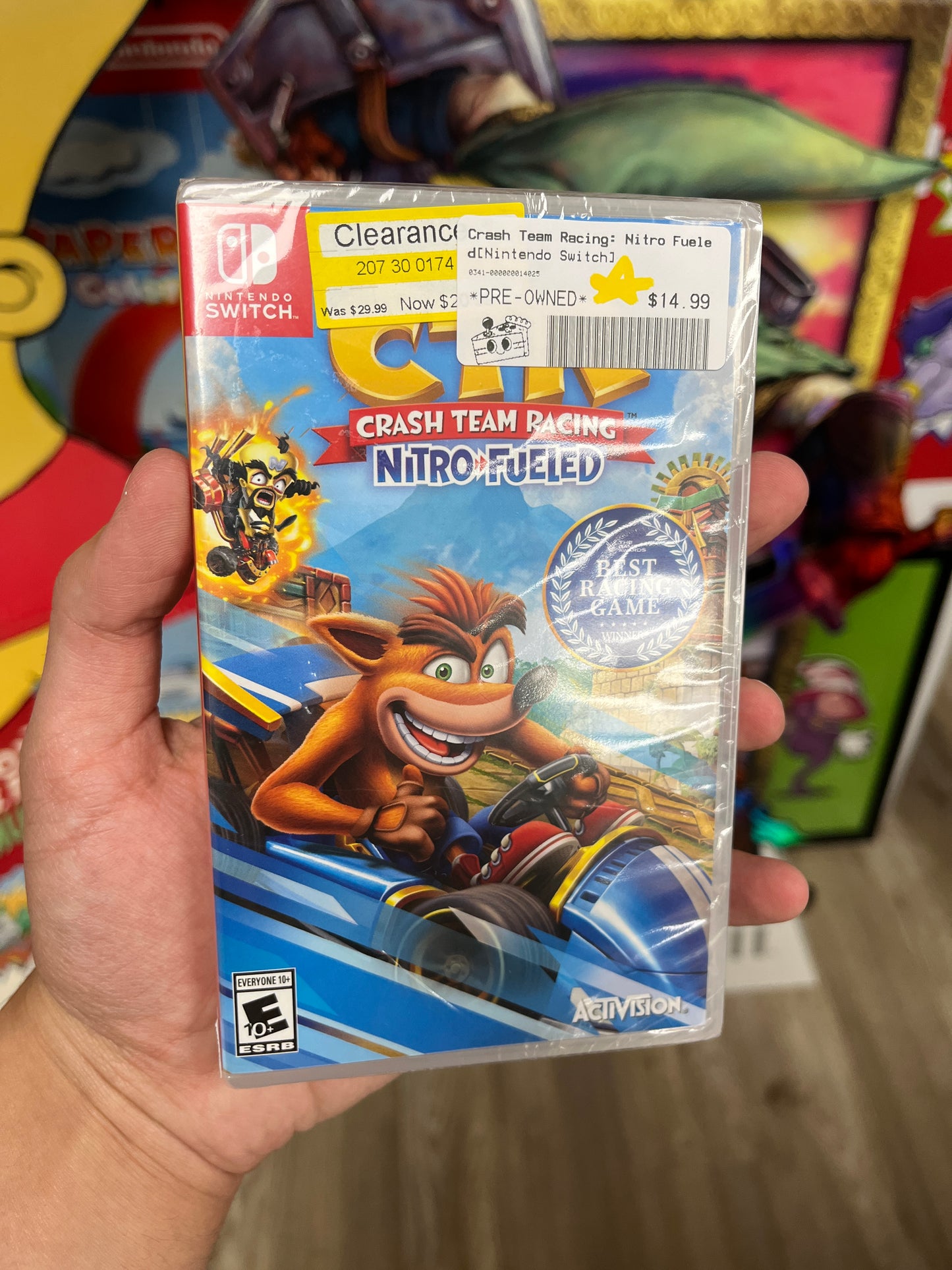 Crash Team Racing Nitro Fueled Switch Sealed