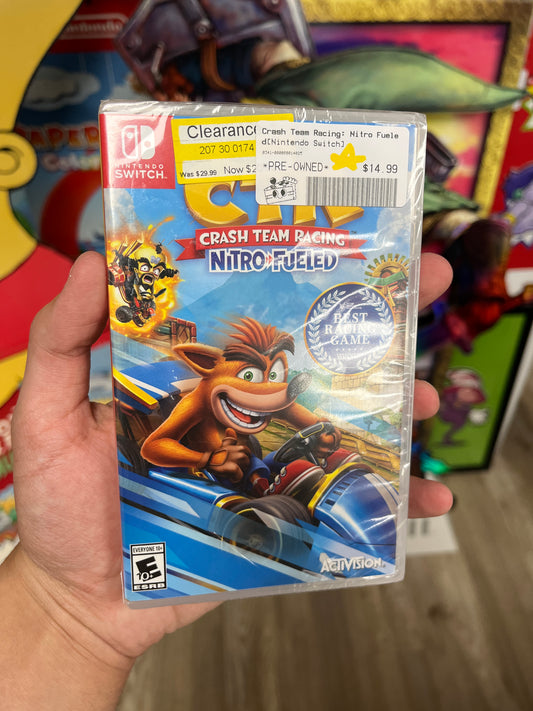 Crash Team Racing Nitro Fueled Switch Sealed