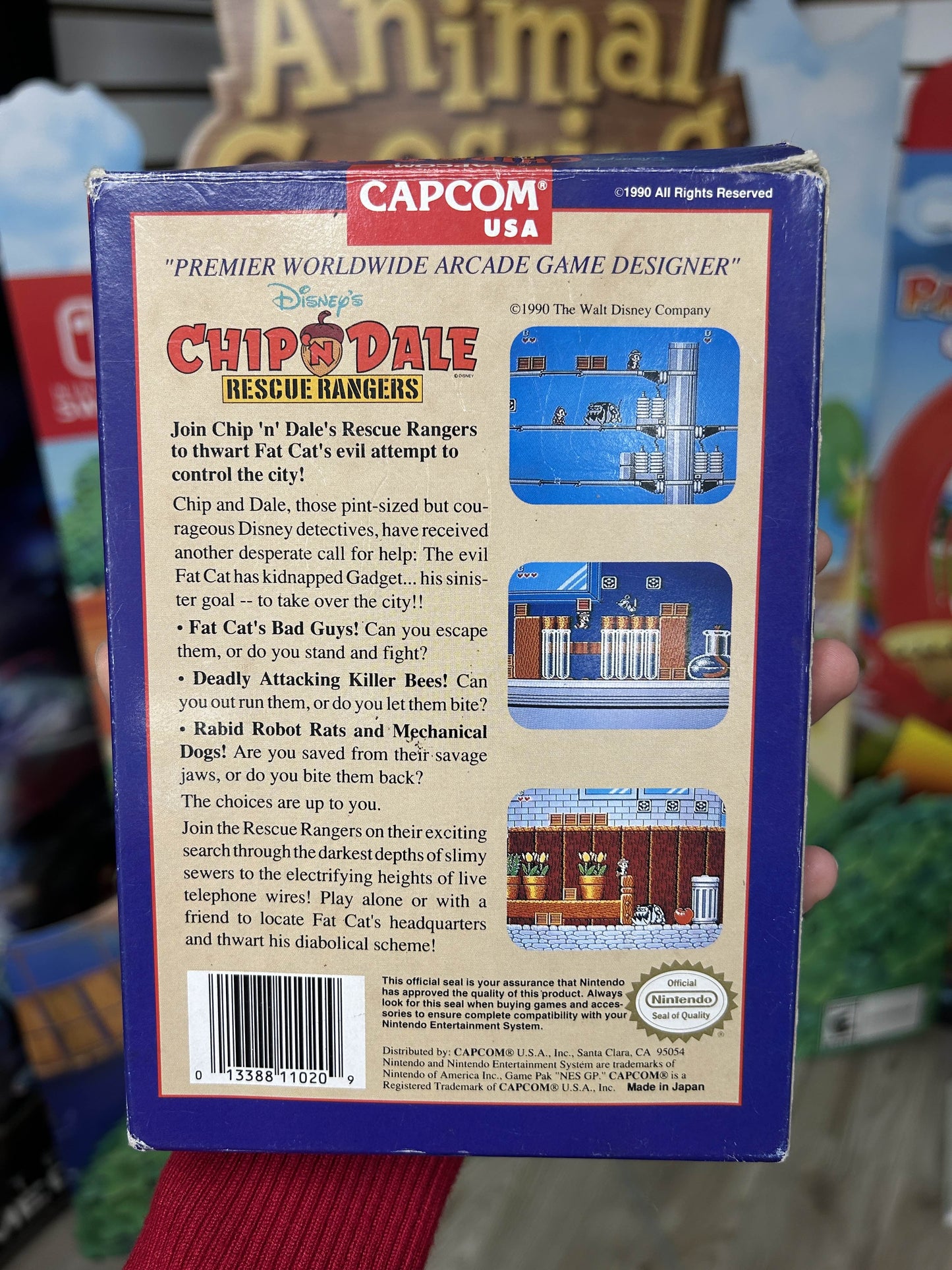 Chip N' Dale Rescue Rangers NES