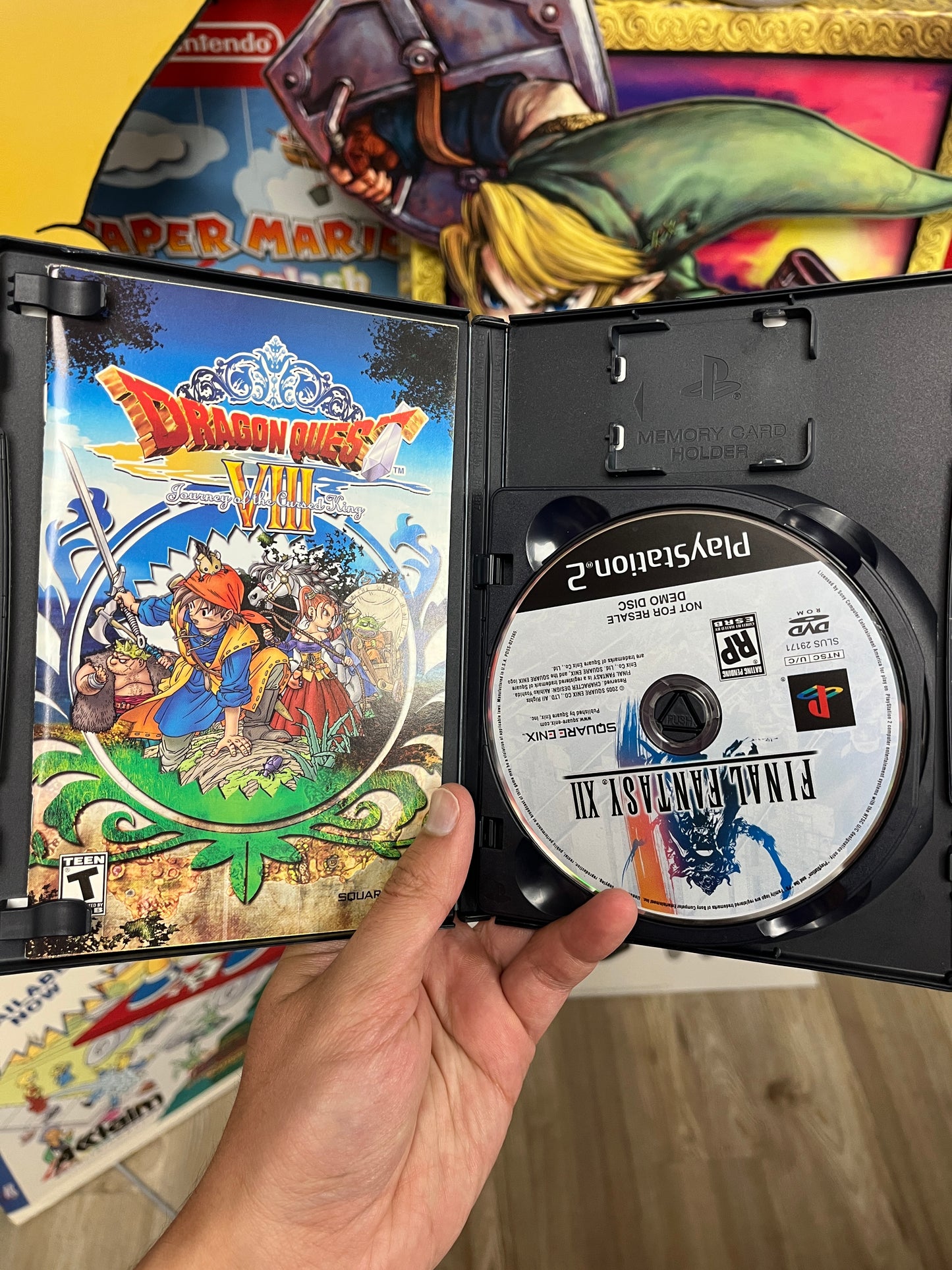 Dragon Quest VIII: Journey of the Cursed King PS2 Complete W/ Bonus Disc