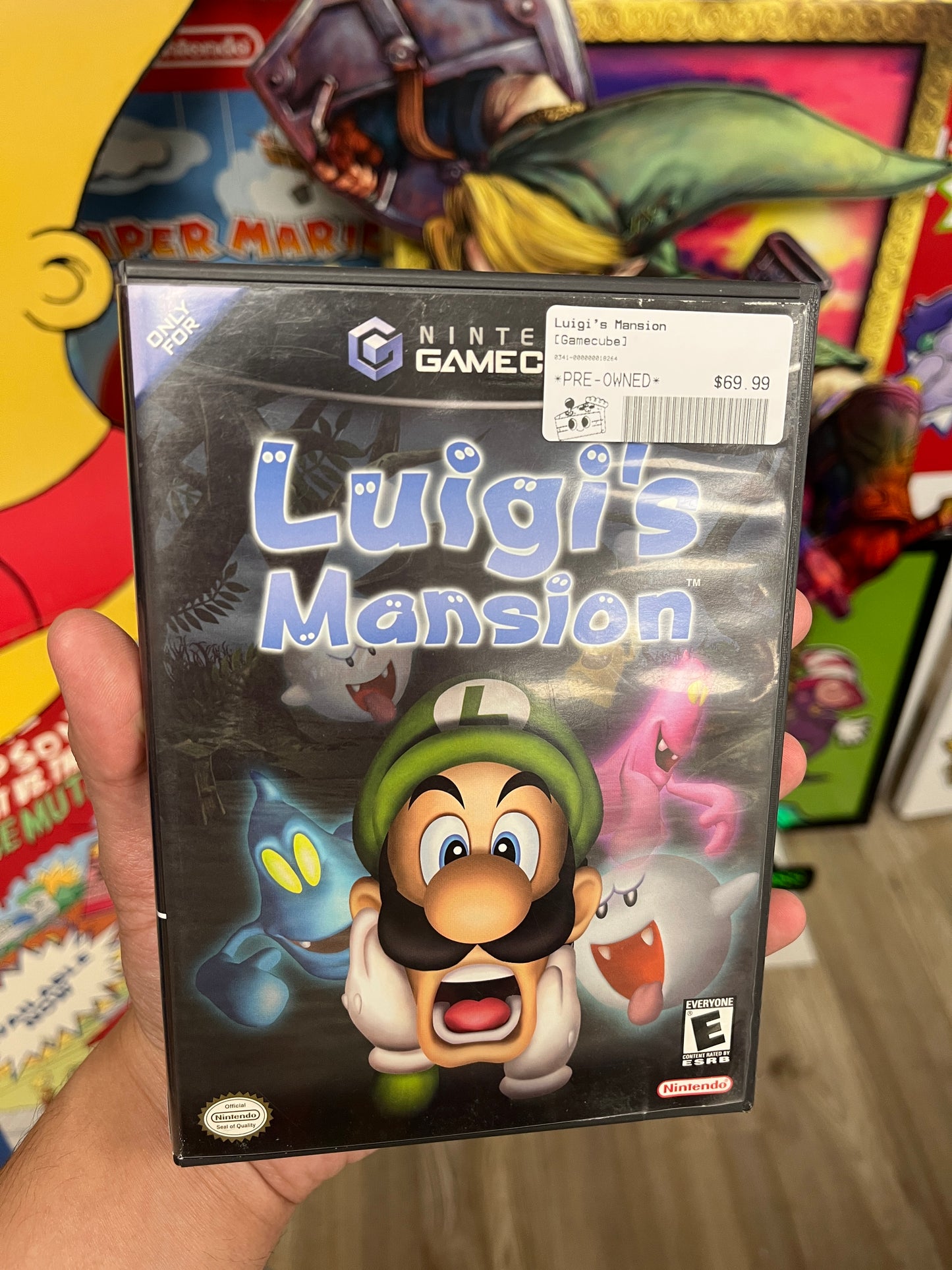 Luigi's Mansion GameCube Boxed