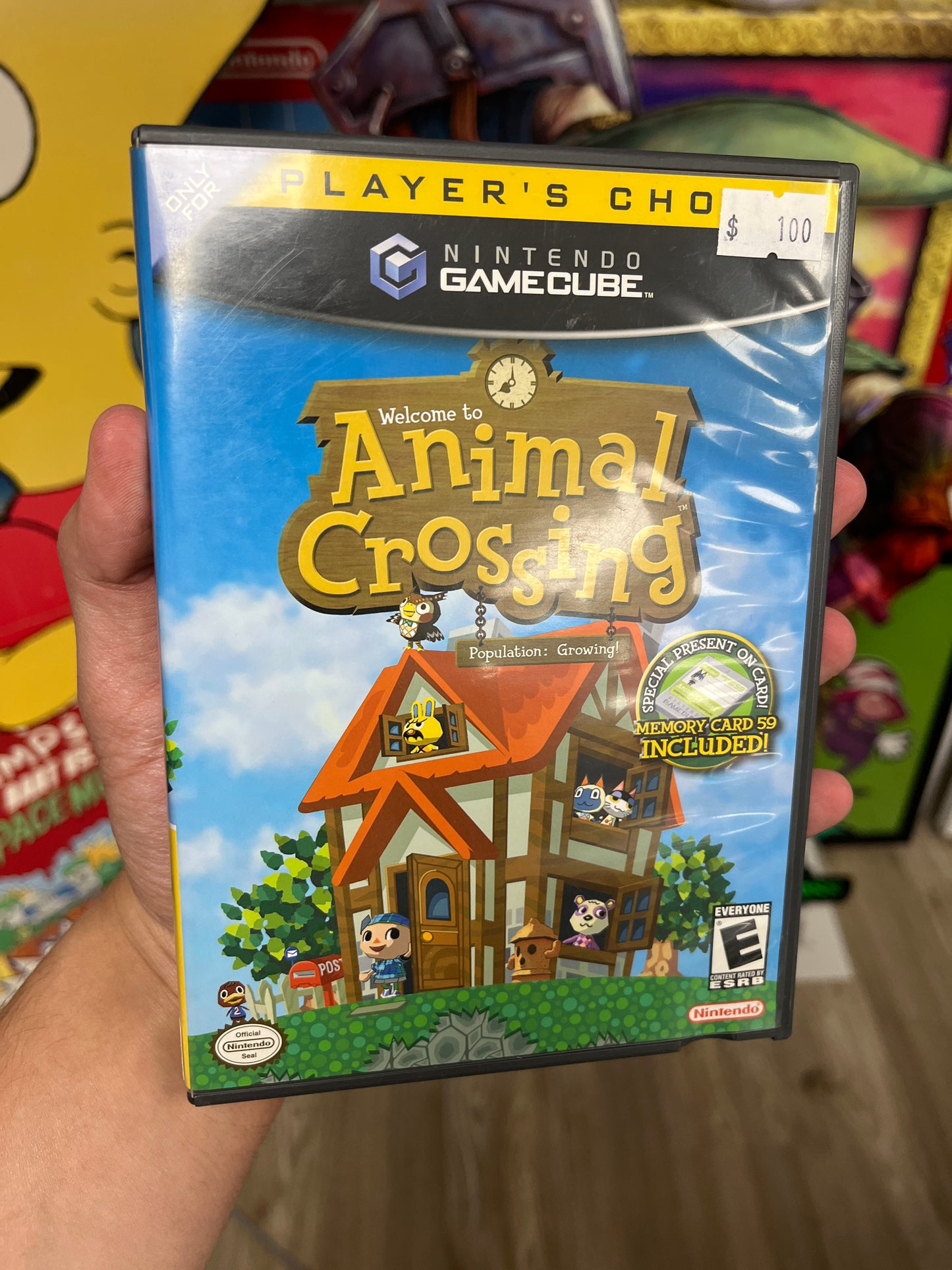 Animal Crossing GameCube Complete W/ Memory Card