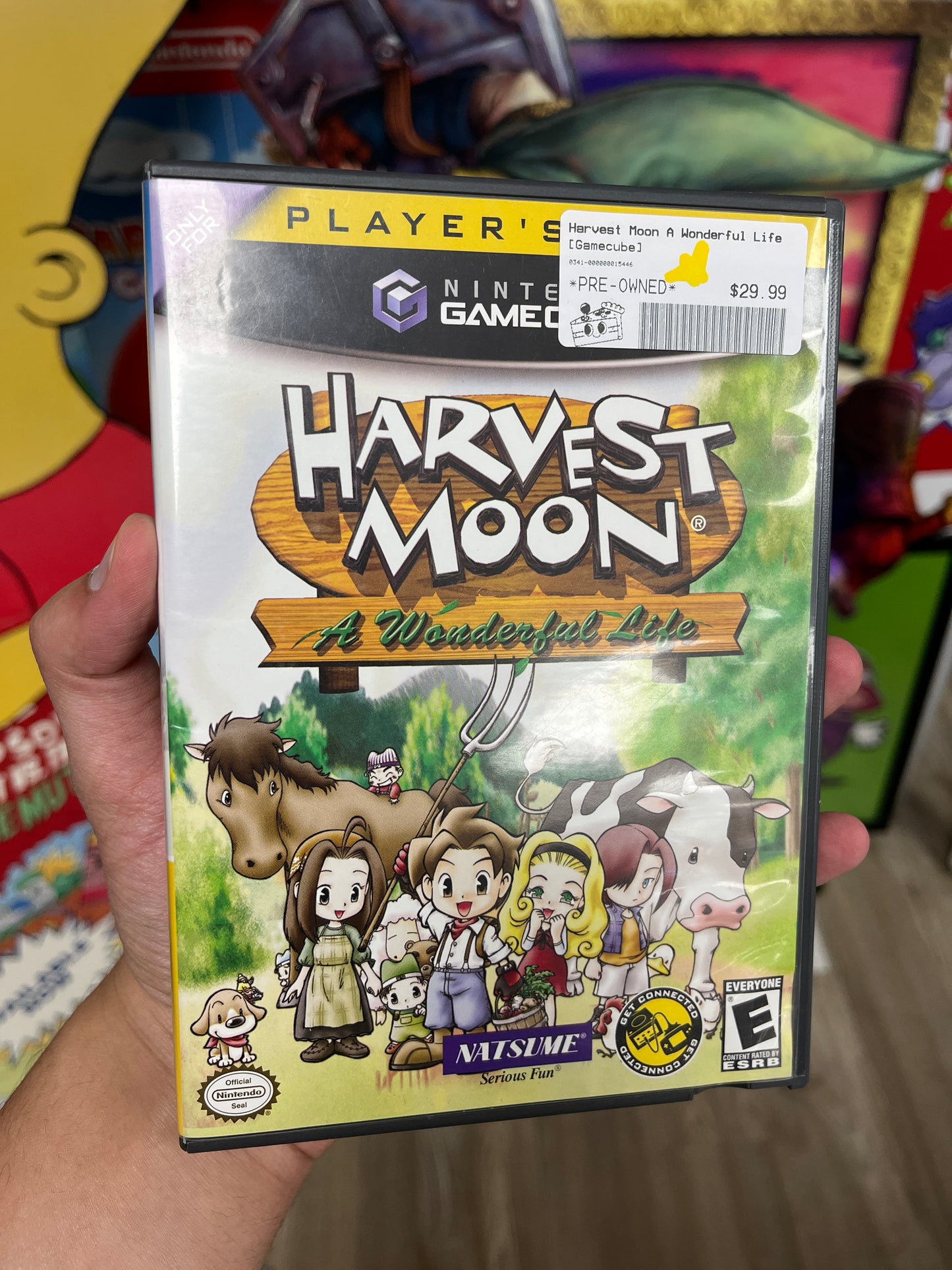 Harvest Moon A Wonderful Life GameCube Complete