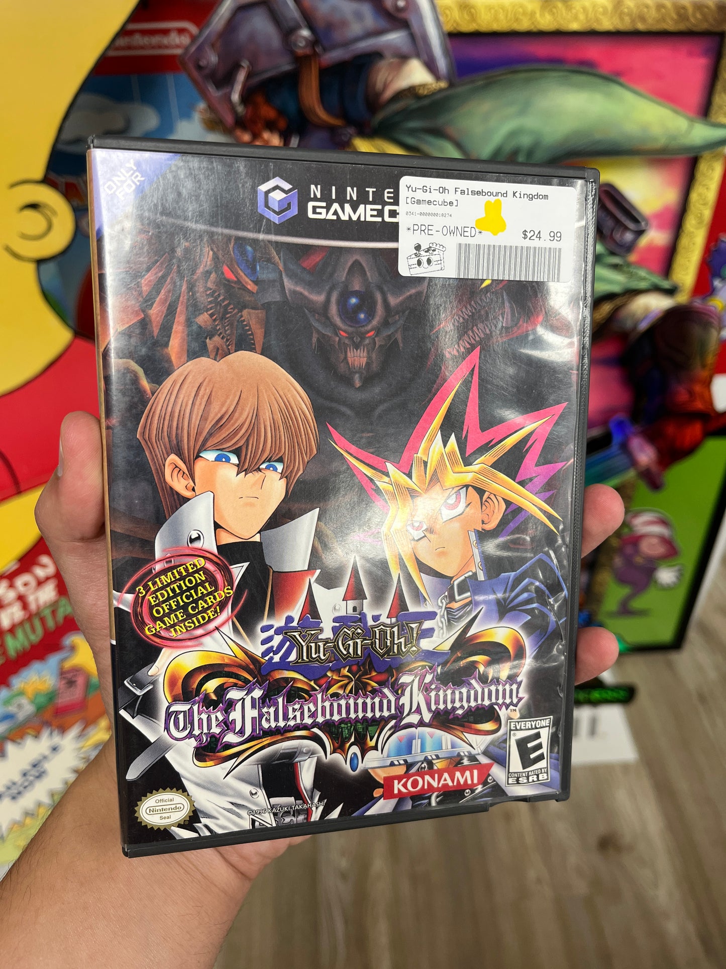Yu-Gi-Oh! The Falsebound Kingdom GameCube Boxed
