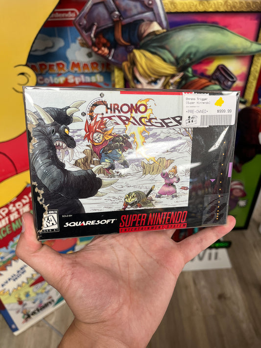 Chrono Trigger SNES Complete CLEAN Grail *See Pics*