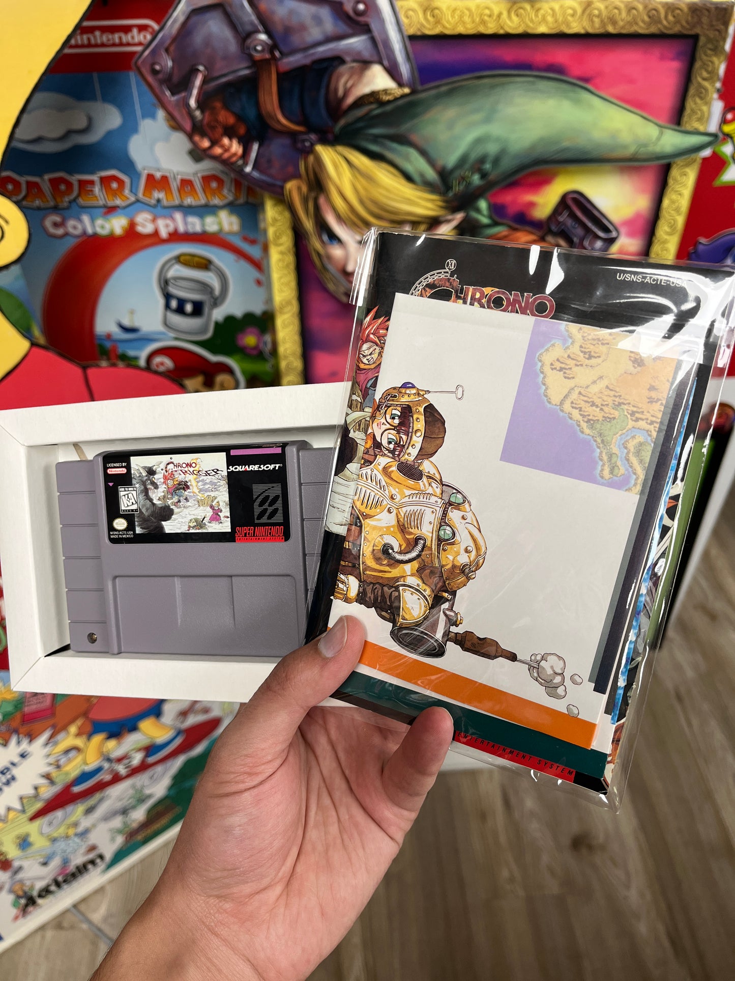 Chrono Trigger SNES Complete CLEAN Grail *See Pics*