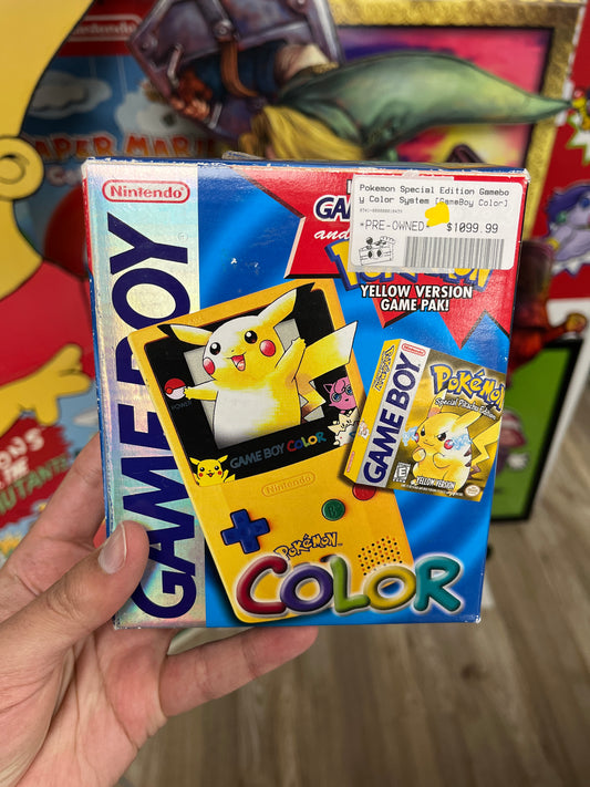 Pokemon Special Edition GameBoy Color Complete CLEAN Minty