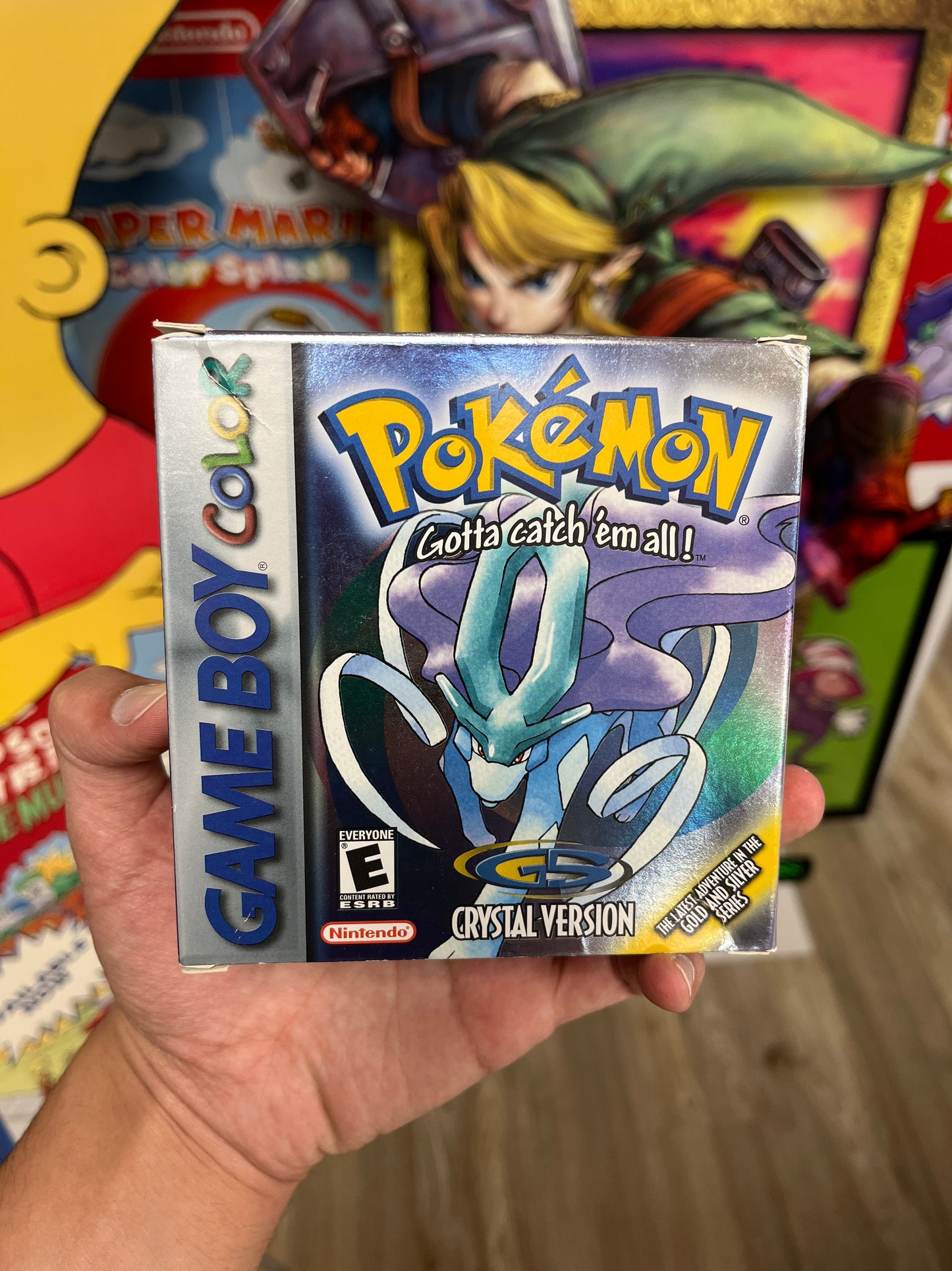 Pokemon Crystal GBC Complete CLEAN Grail
