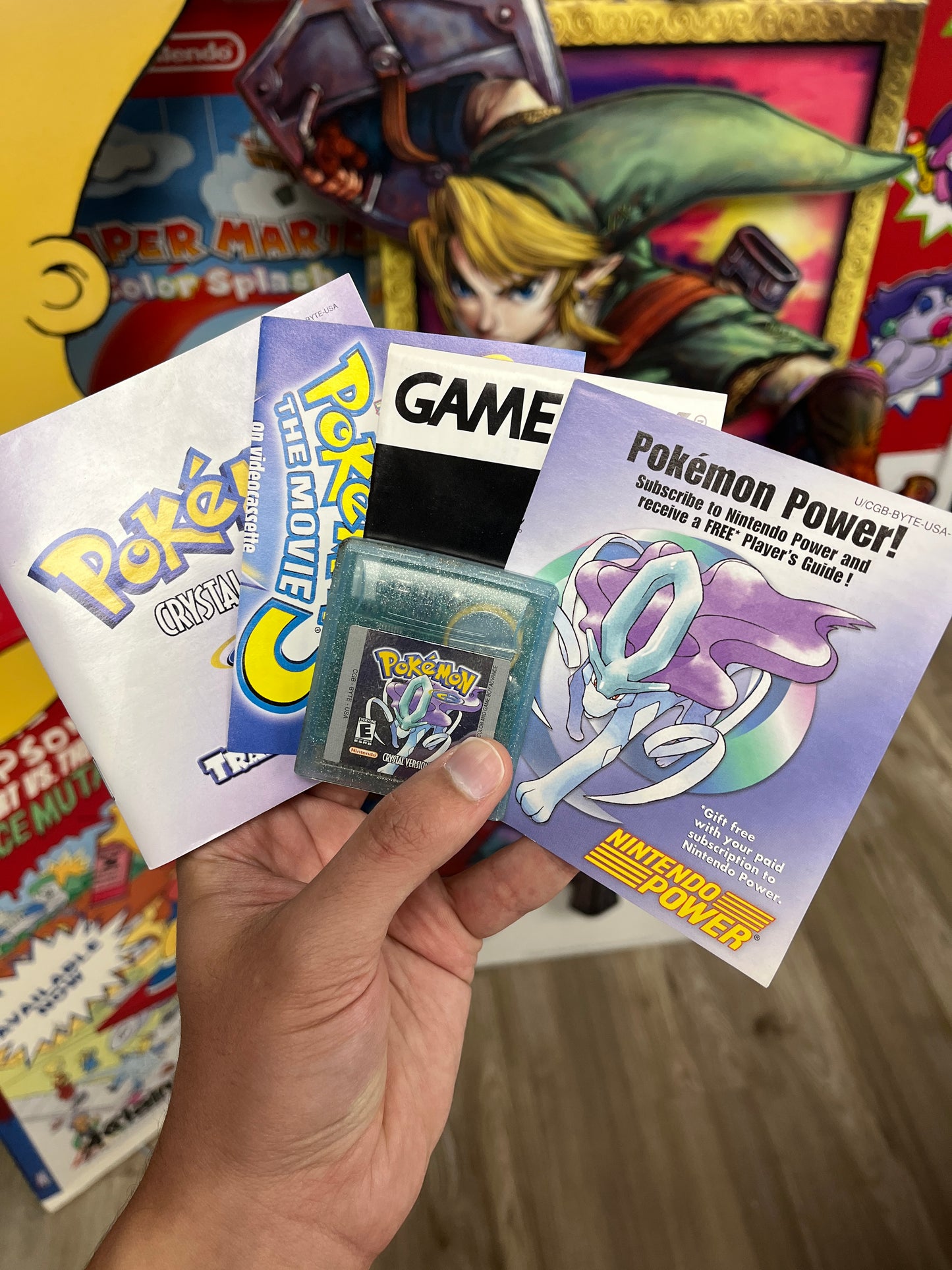 Pokemon Crystal GBC Complete CLEAN Grail