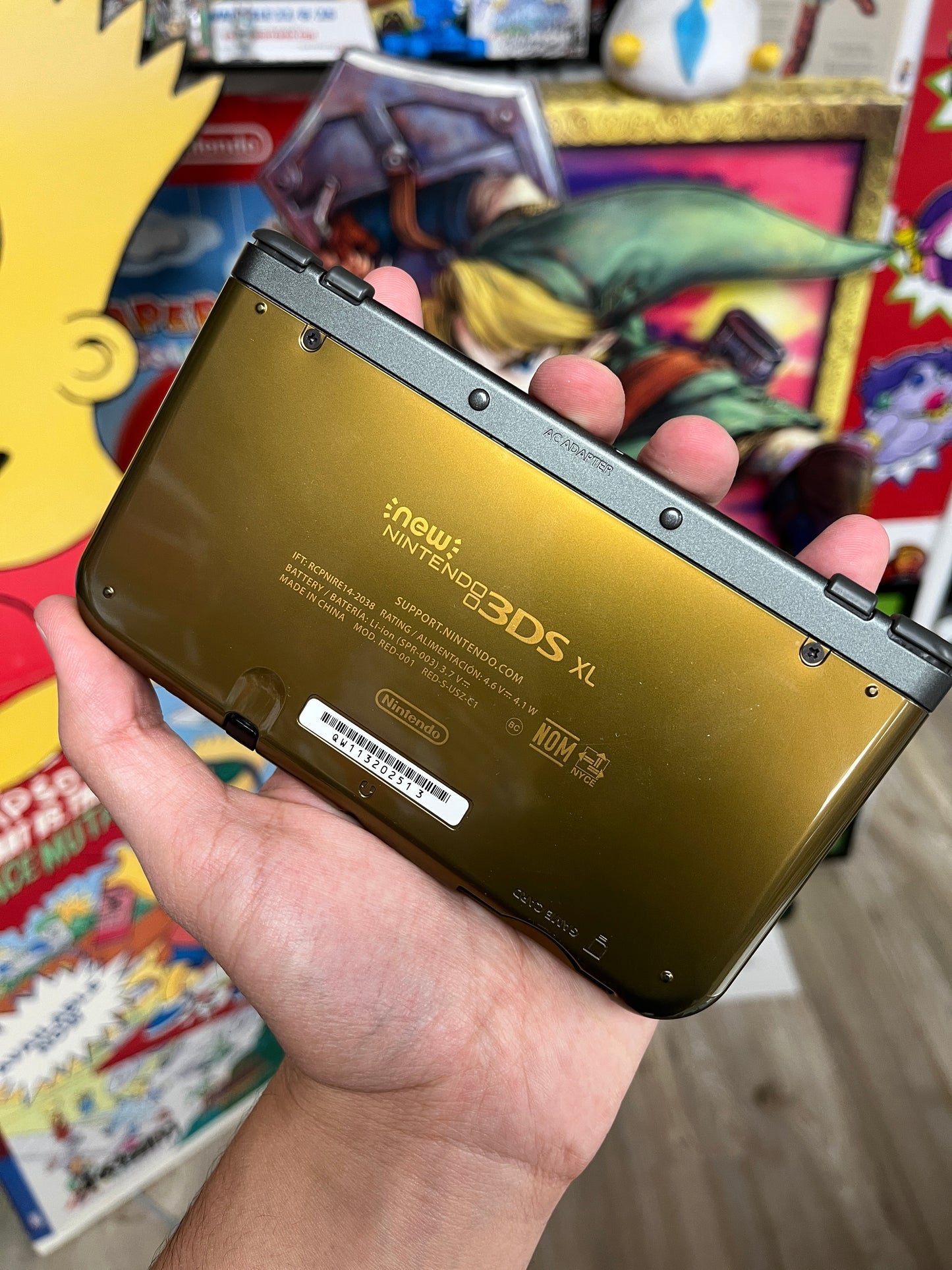 New 3DS XL Hyrule Edition Complete CLEAN Minty