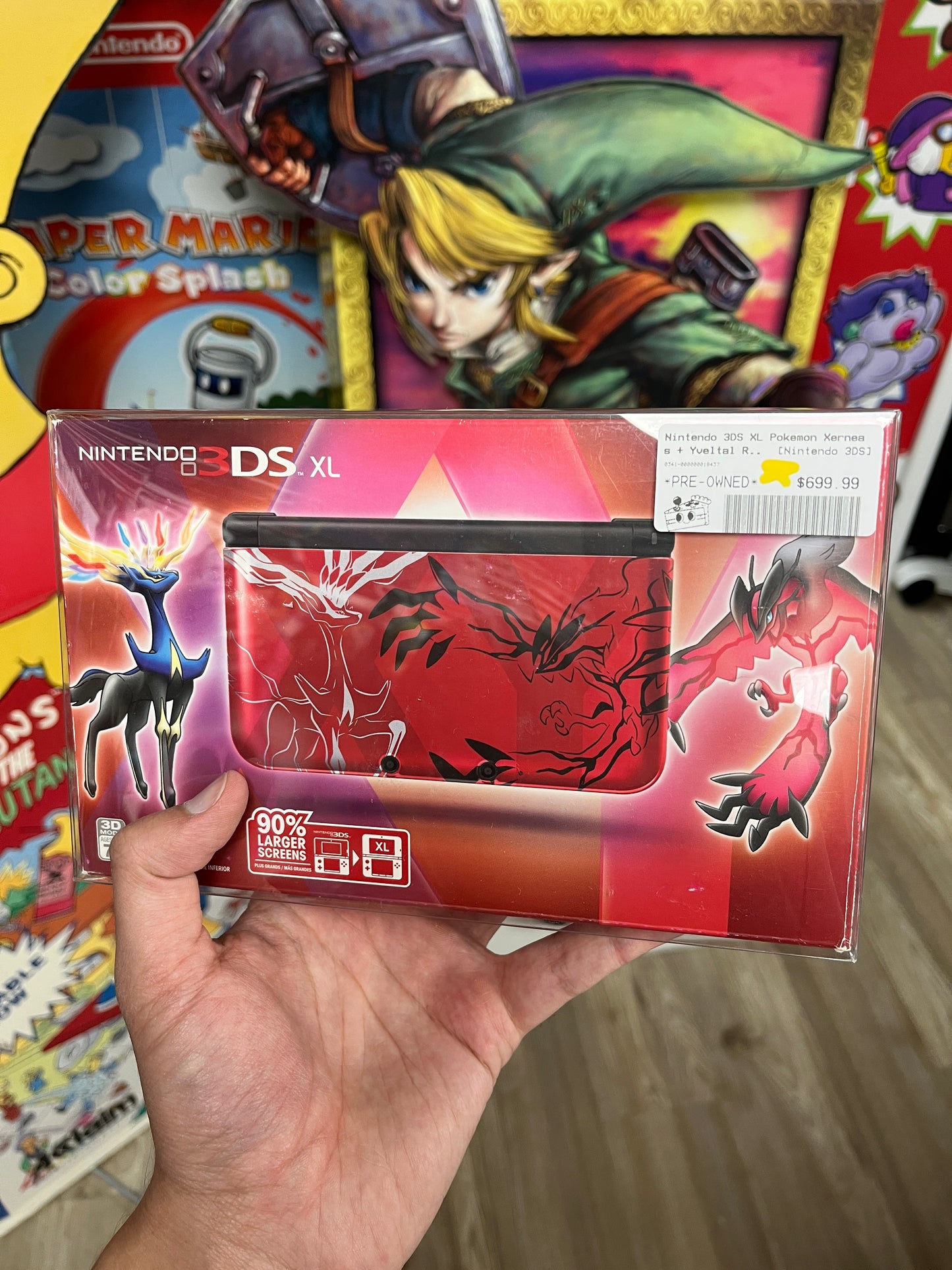 3DS XL Pokemon Xerneas + Yveltal Complete CLEAN