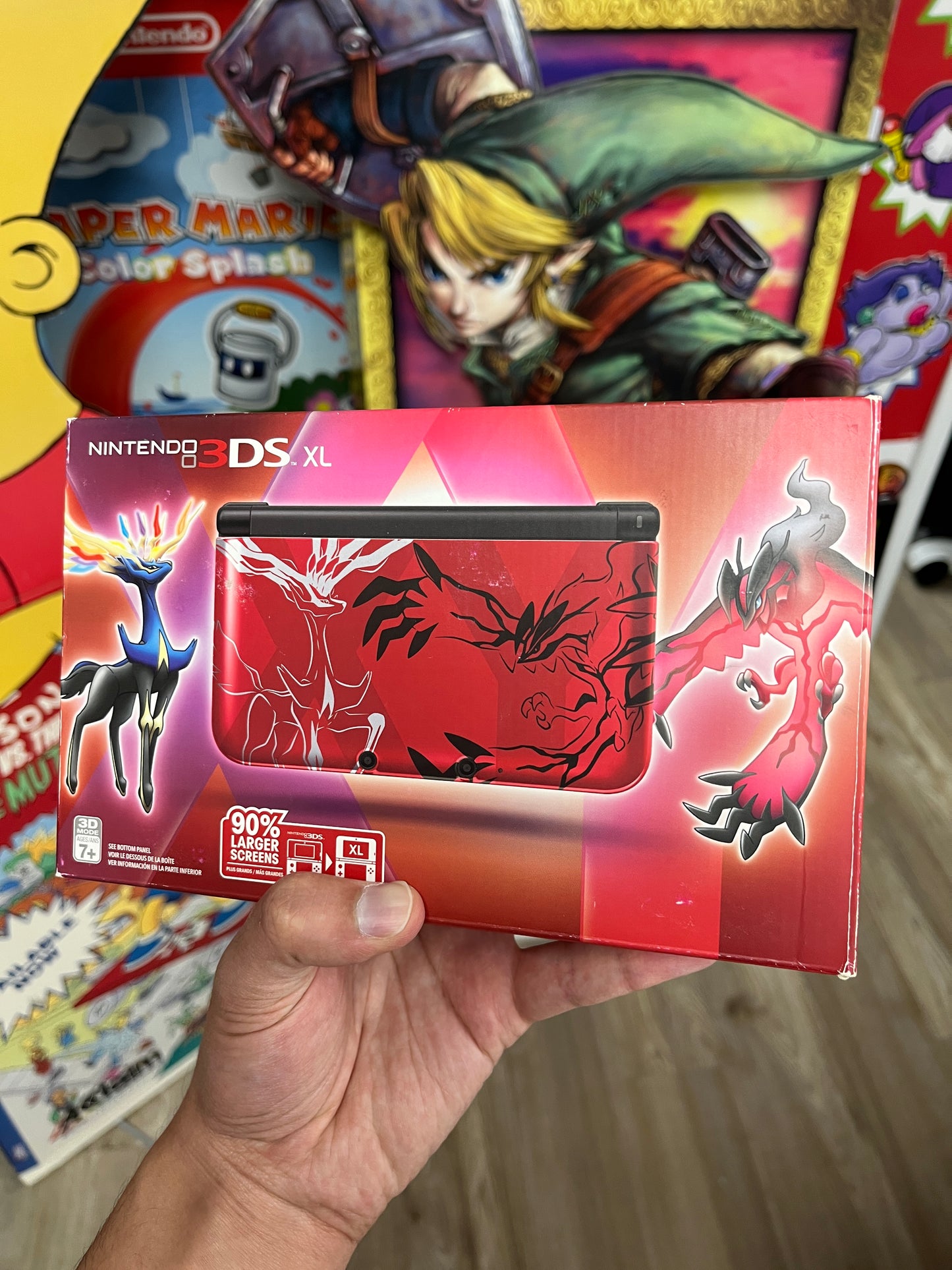 3DS XL Pokemon Xerneas + Yveltal Complete CLEAN