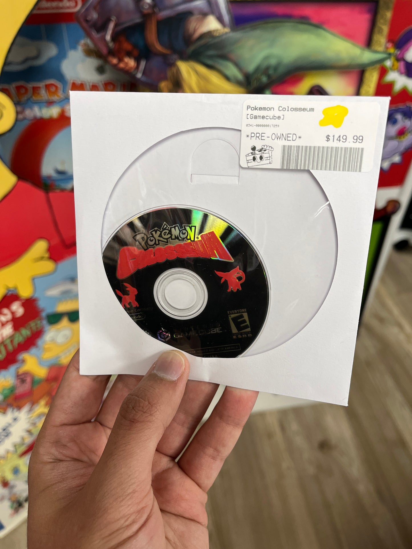Pokemon Colosseum GameCube Disc Only