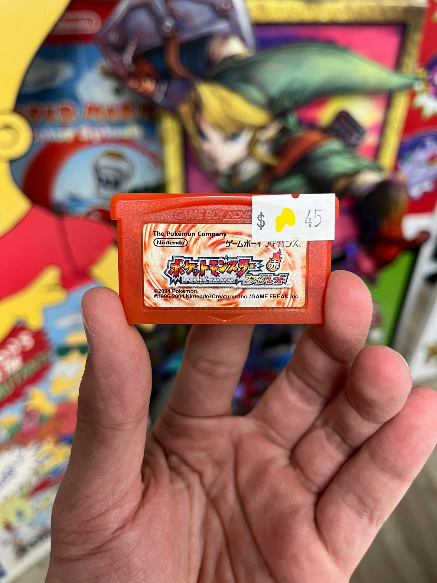 JP Pokemon Fire Red GBA