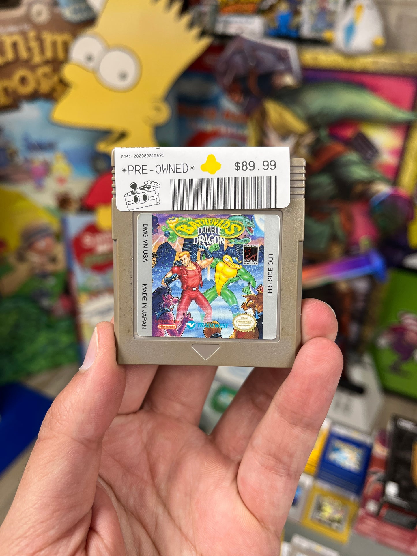 Battletoads Double Dragon GameBoy Rare