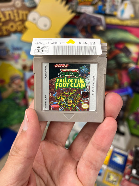 TMNT Fall of the Foot Clan GameBoy