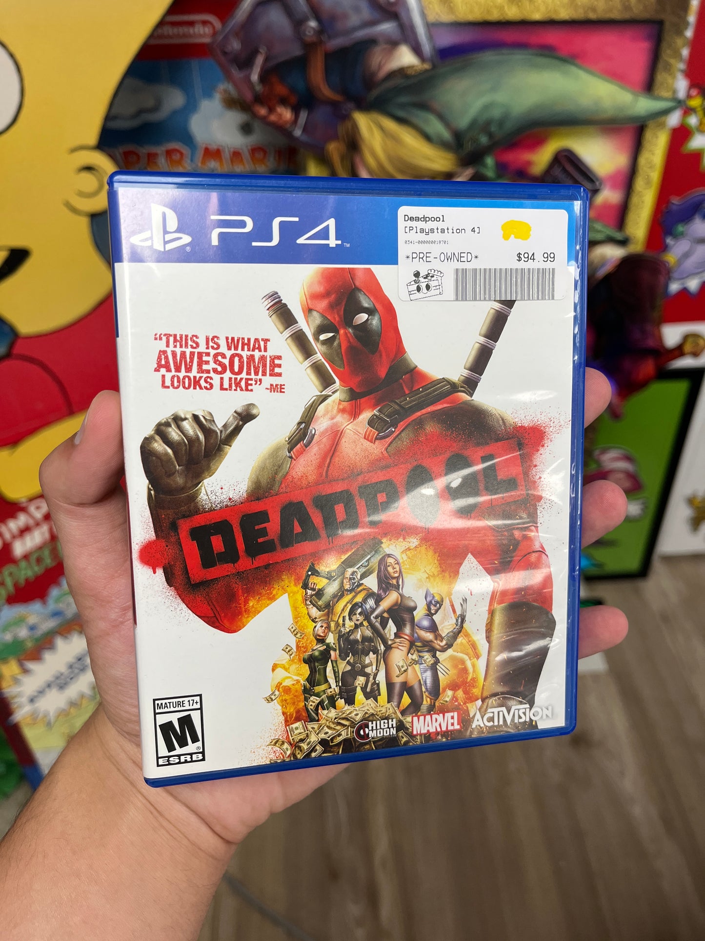 Deadpool PS4 Complete Rare