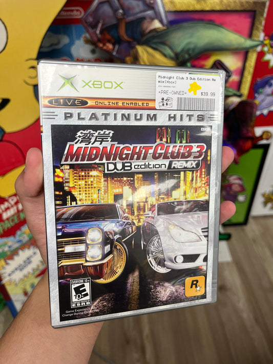 Midnight Club 3 Dub Edition Remix Xbox Complete