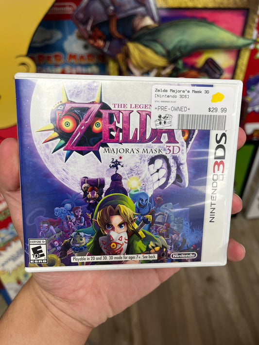 Zelda Majora's Mask 3DS Complete