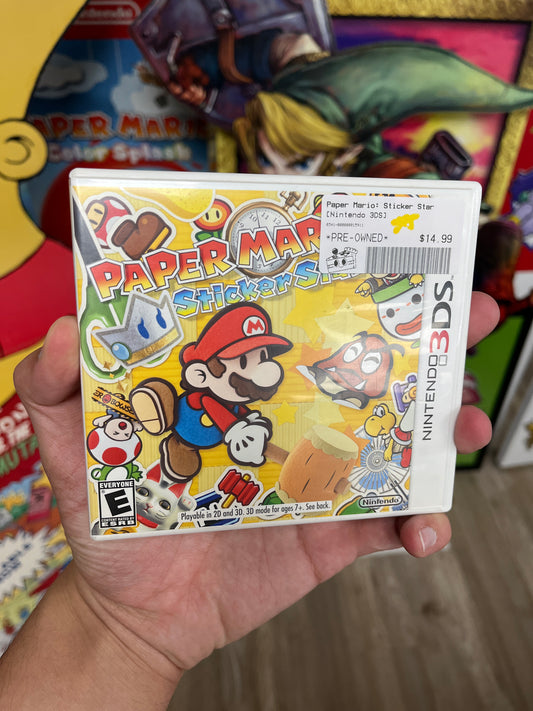 Paper Mario Sticker Star 3DS Complete