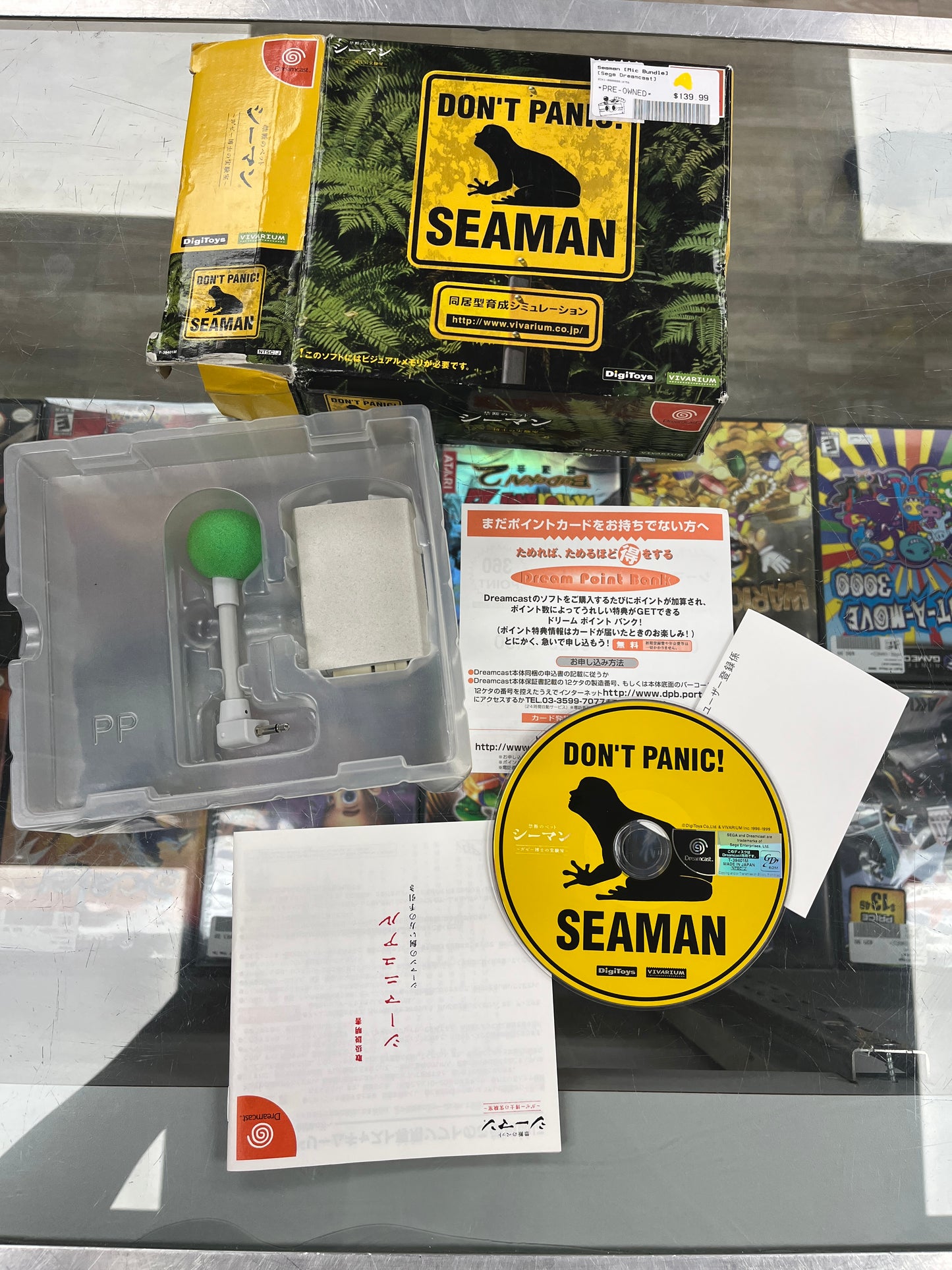 Seaman Dreamcast JP Bundle Rare silly game