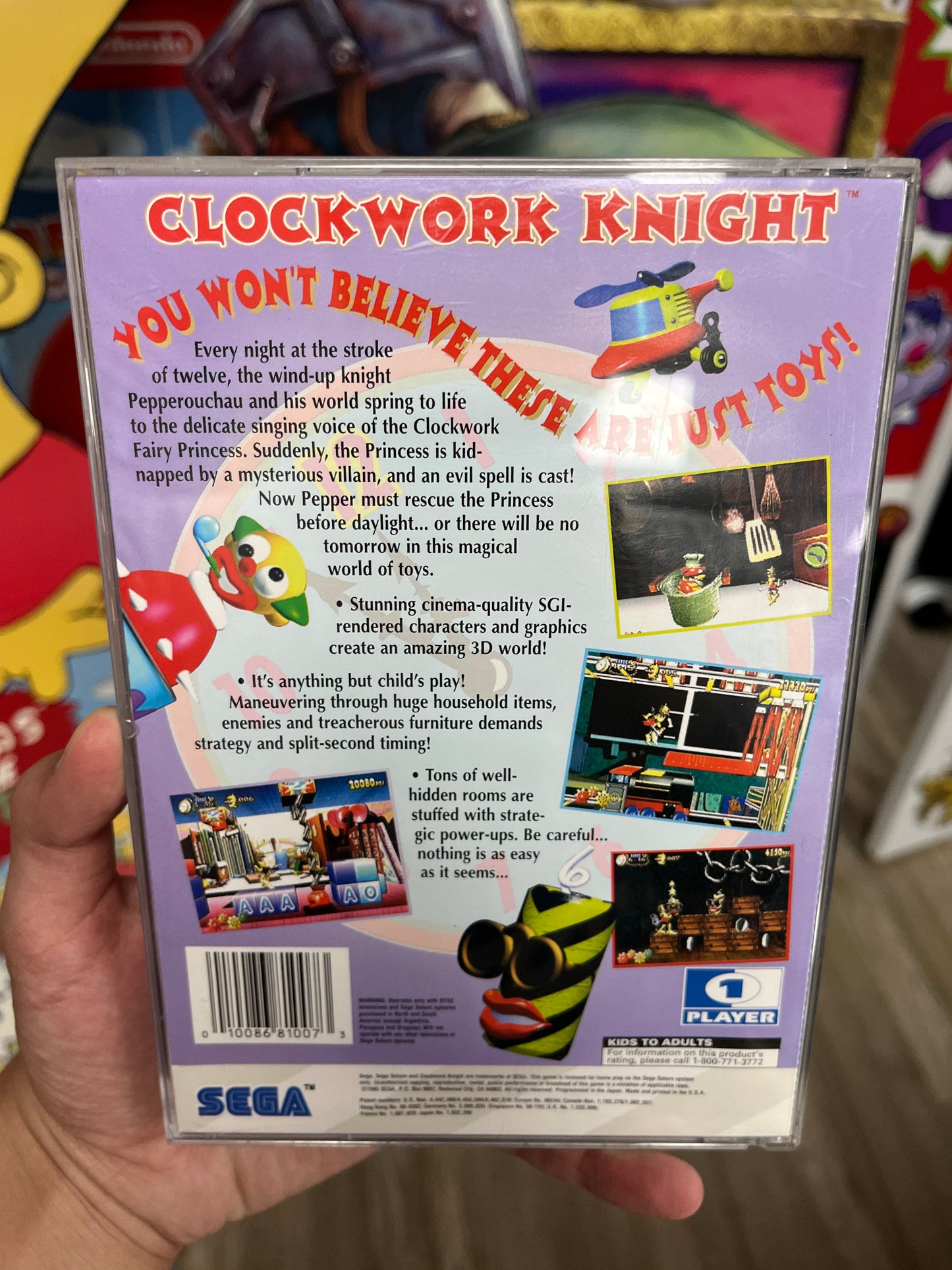 Clockwork Knight Sega Saturn Complete