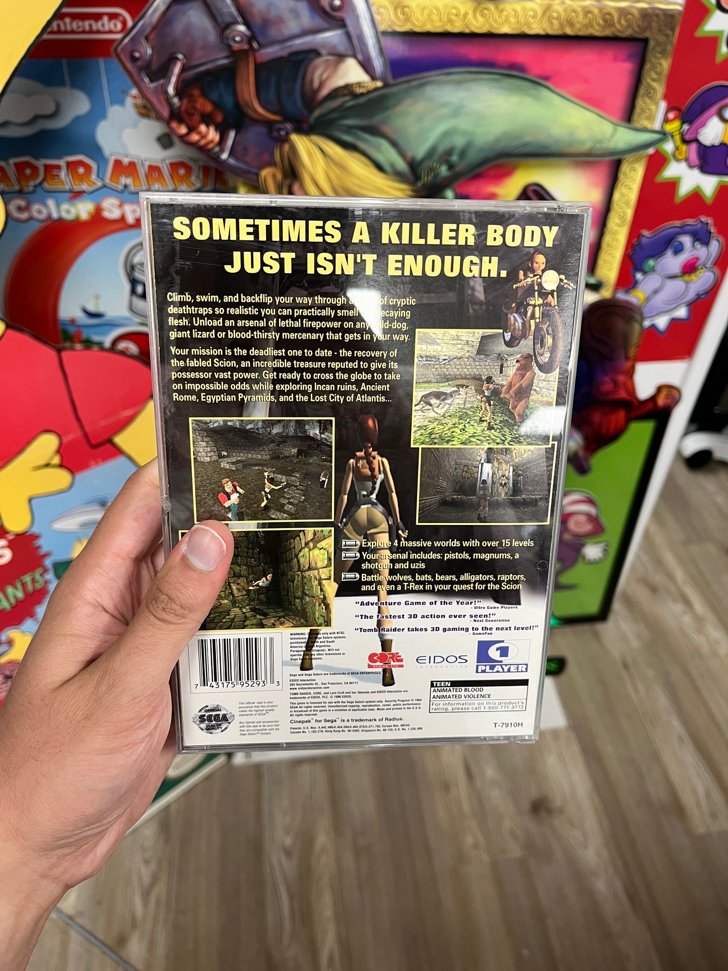 Tomb Raider Sega Saturn Complete