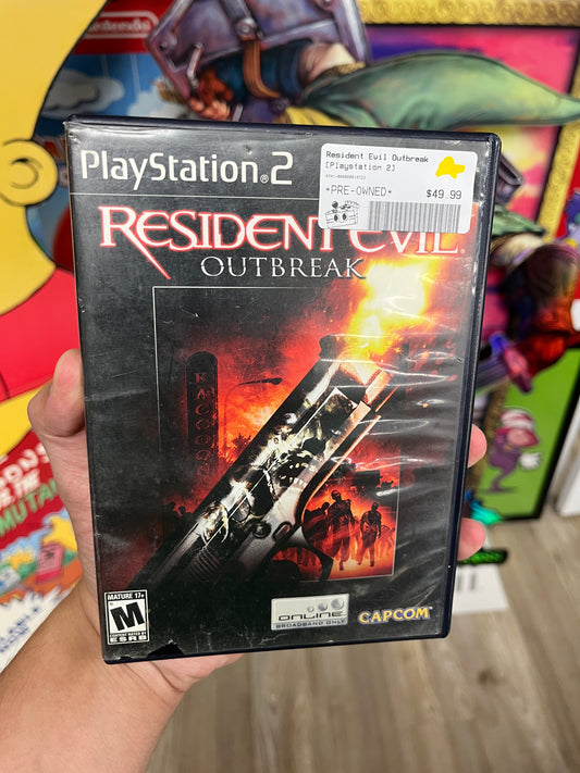 Resident Evil Outbreak PS2 Complete