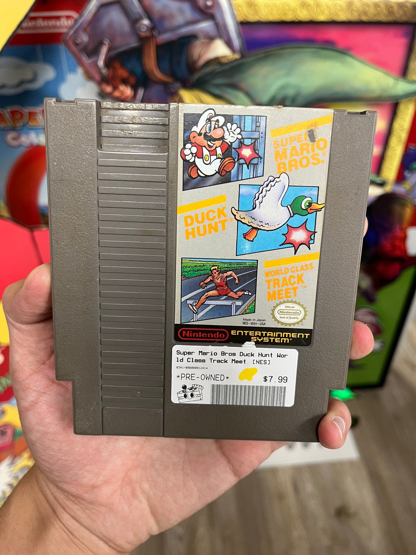 Masrio Bros Duck Hunt World Class Track Meet NES