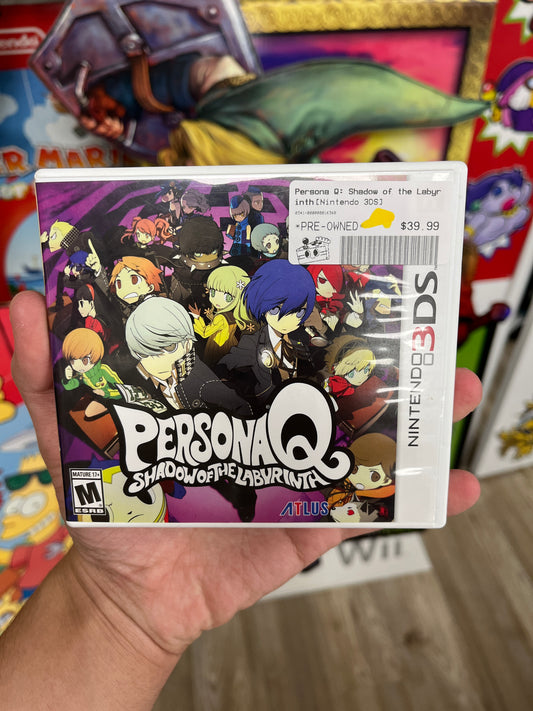 Persona Q: Shadow of the Labryinth 3DS