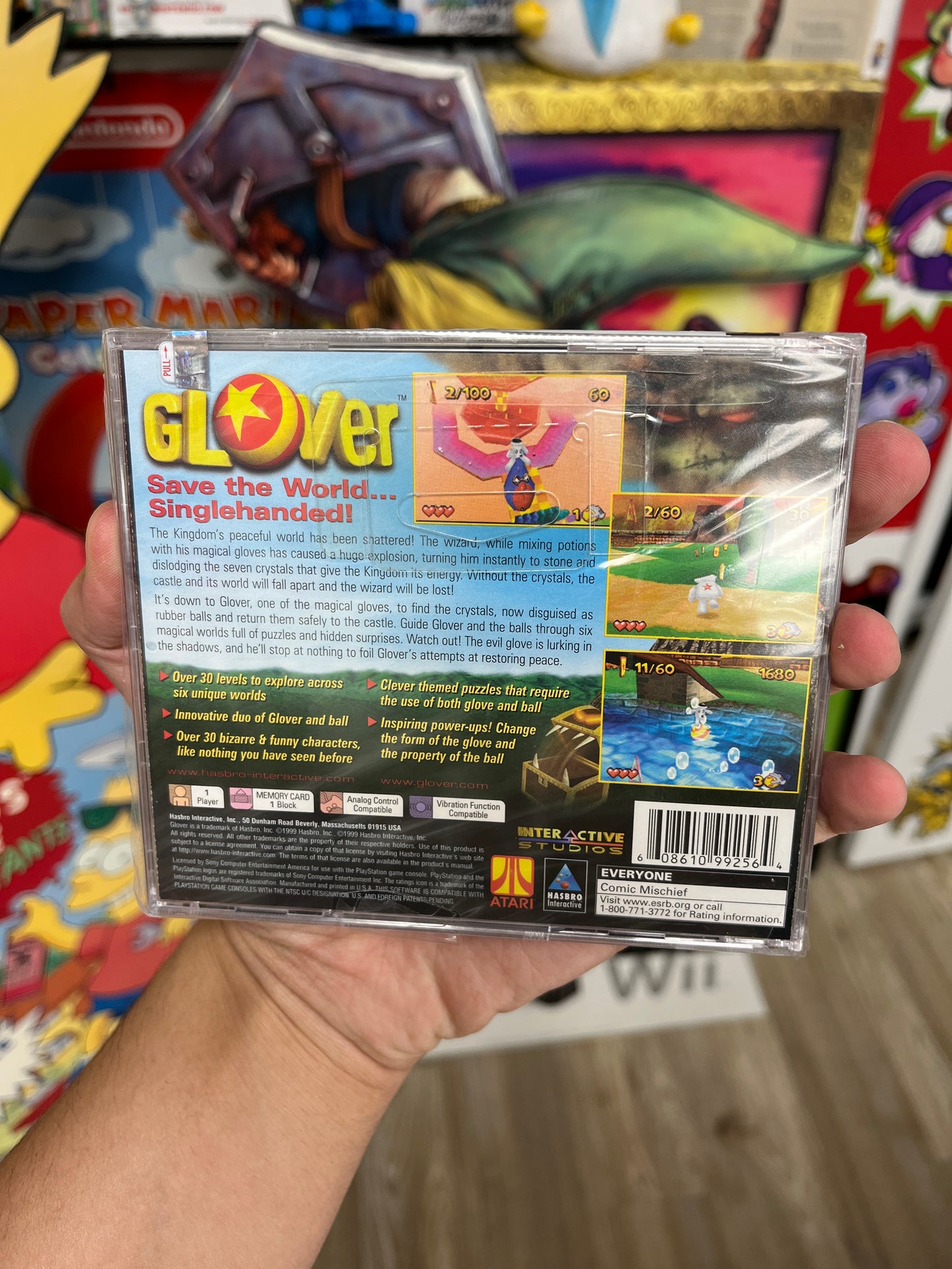 Glover PS1 (SEALED) (See photos)