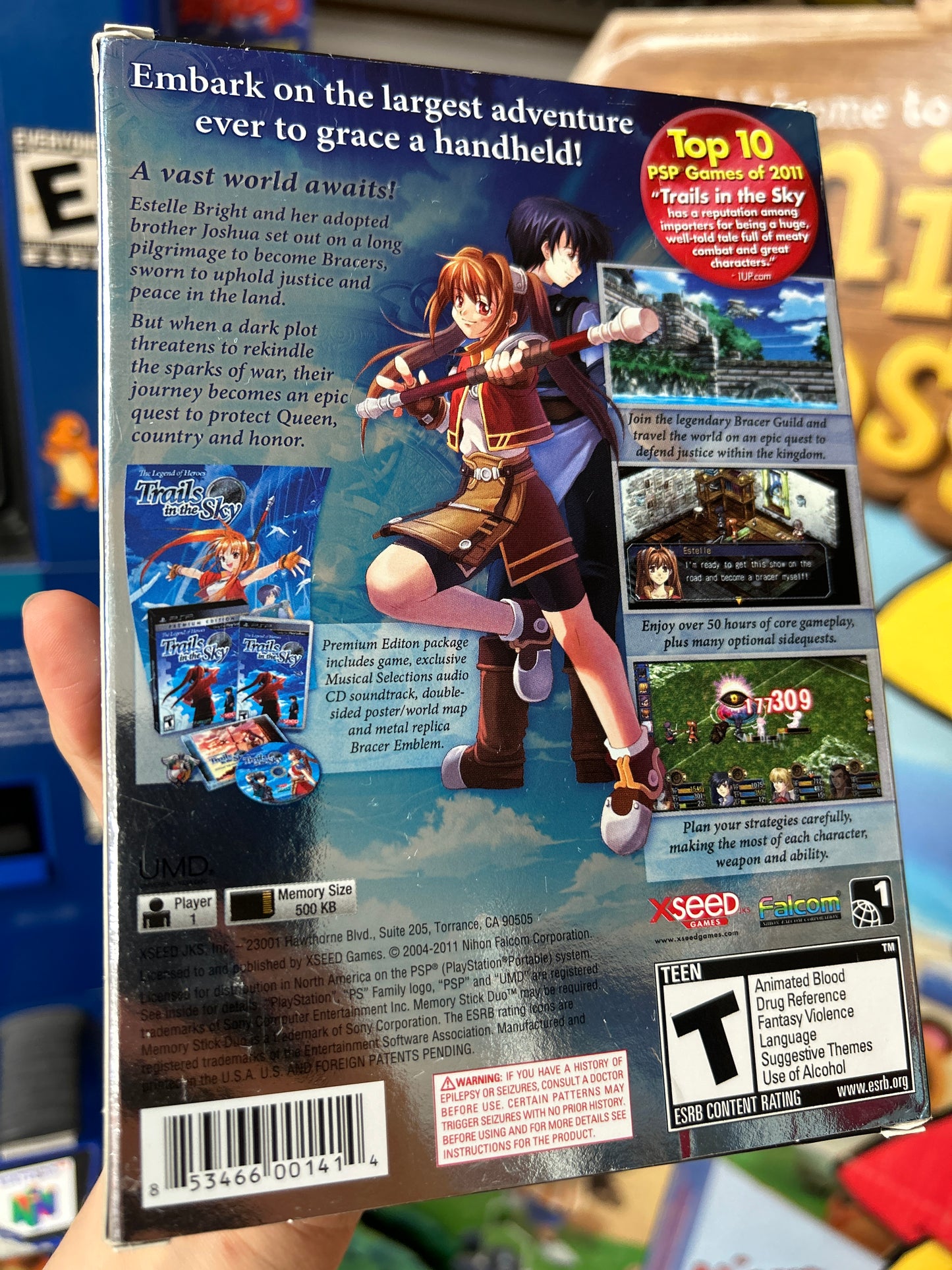 Legend of Heroes: Trails in the Sky (PSP)