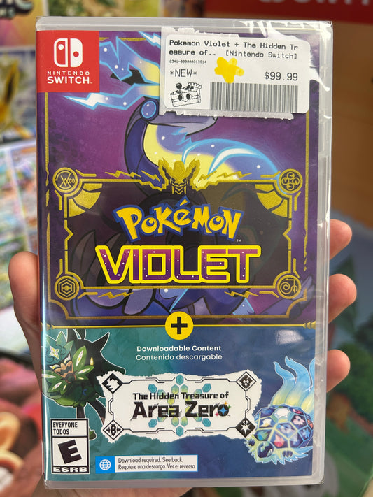 Pokemon Violet + The Hidden Treasure of Area 0 (Nintendo Switch) (SEALED)