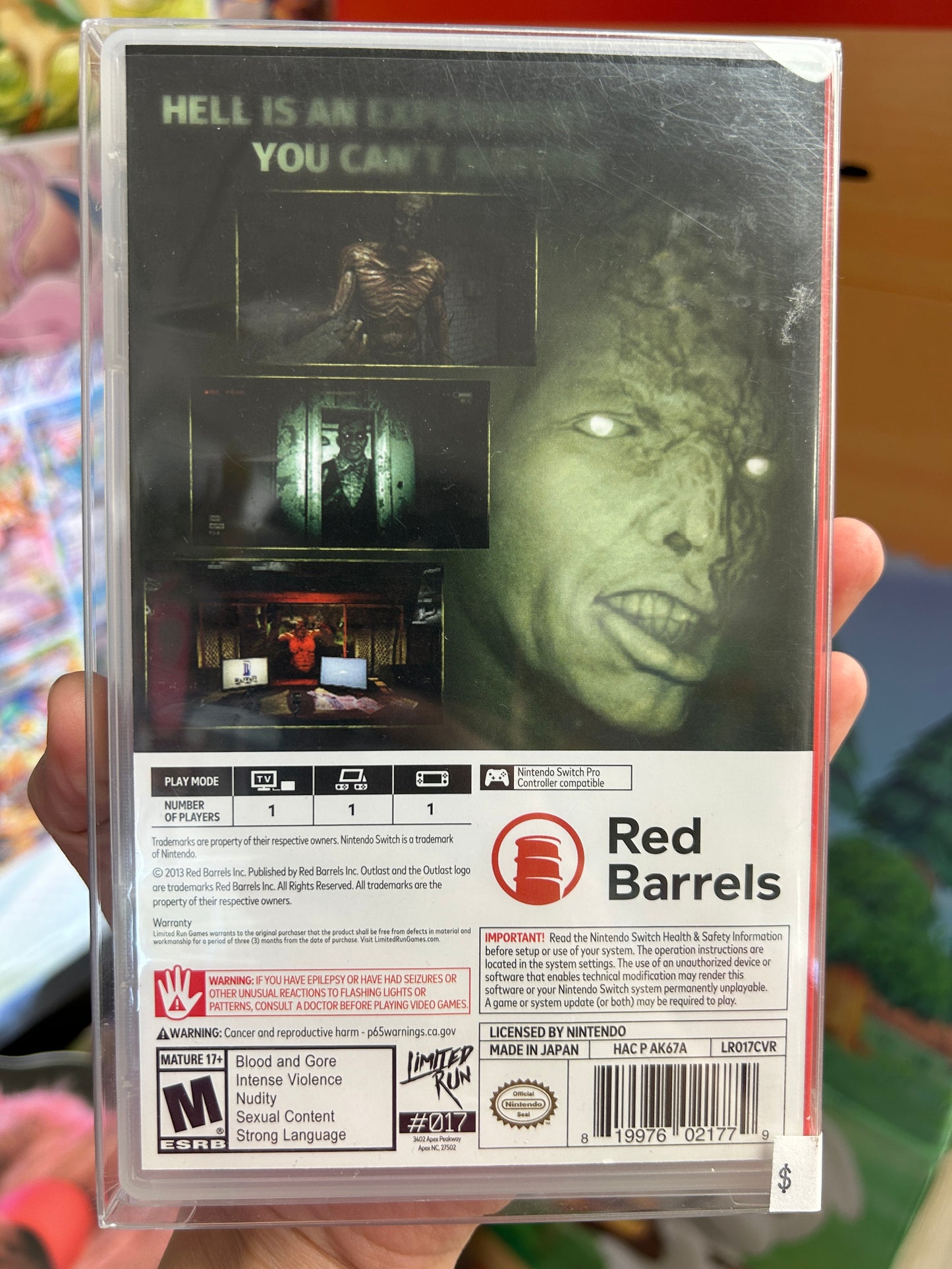Outlast Bundle of Terror (Nintendo Switch)