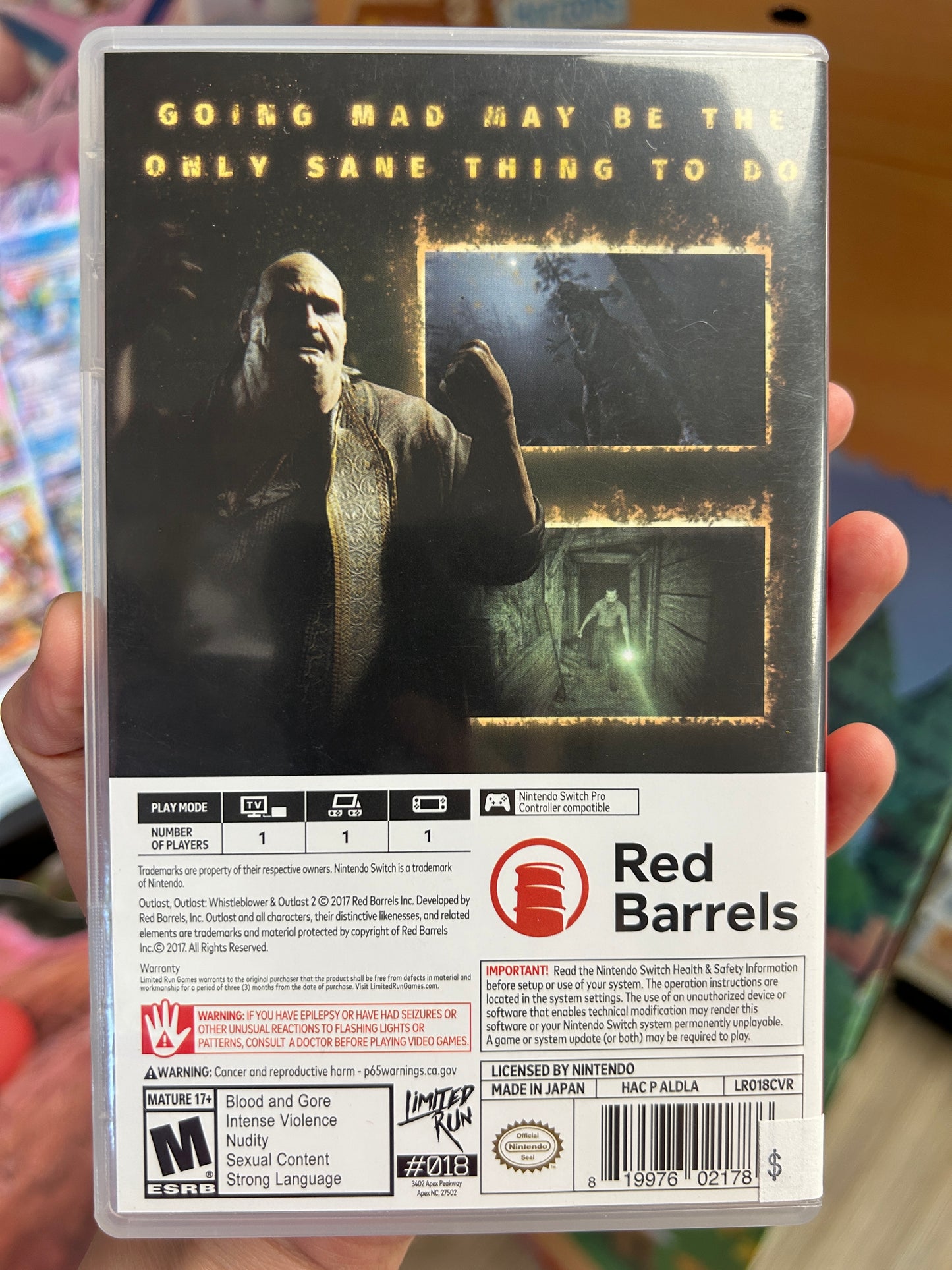 Outlast 2 (Nintendo Switch)