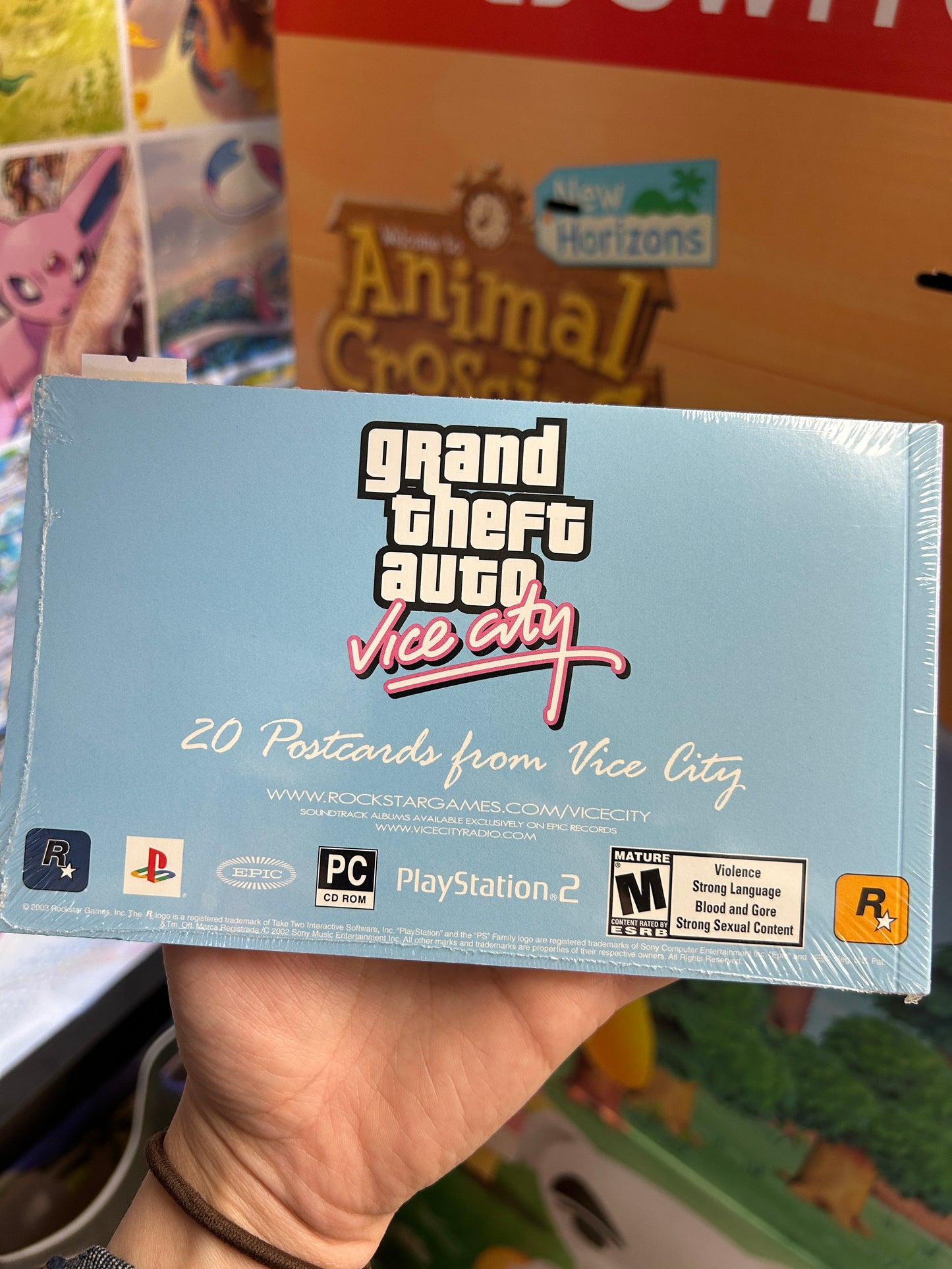GTA Vice City E3 Postcard Book Promo Sealed RARE