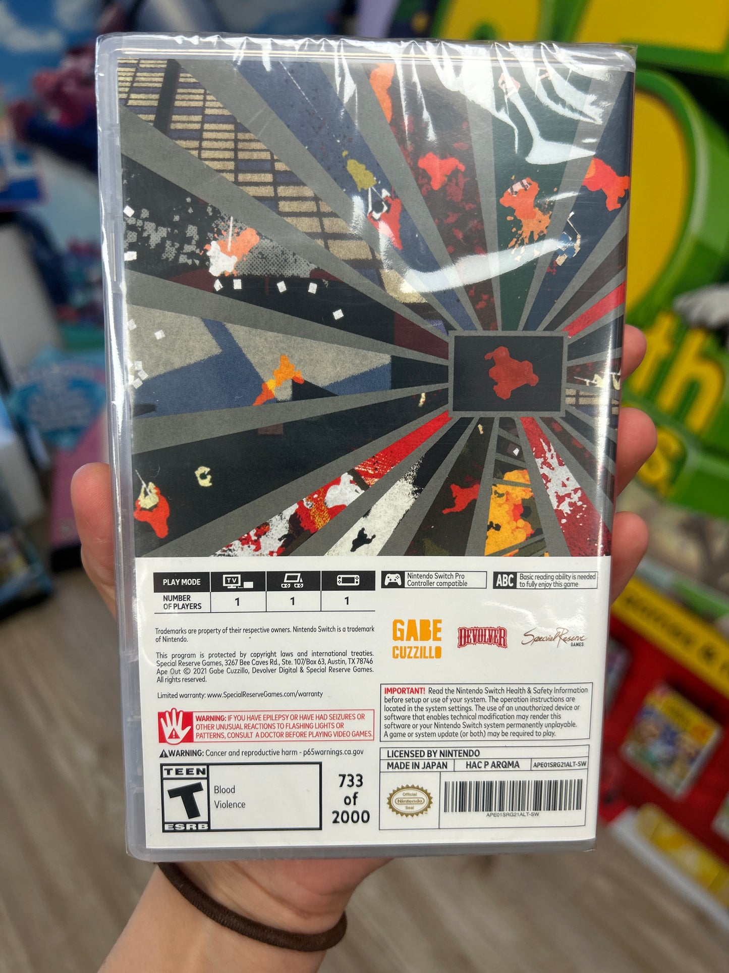 Ape Out Special Edition Switch Sealed