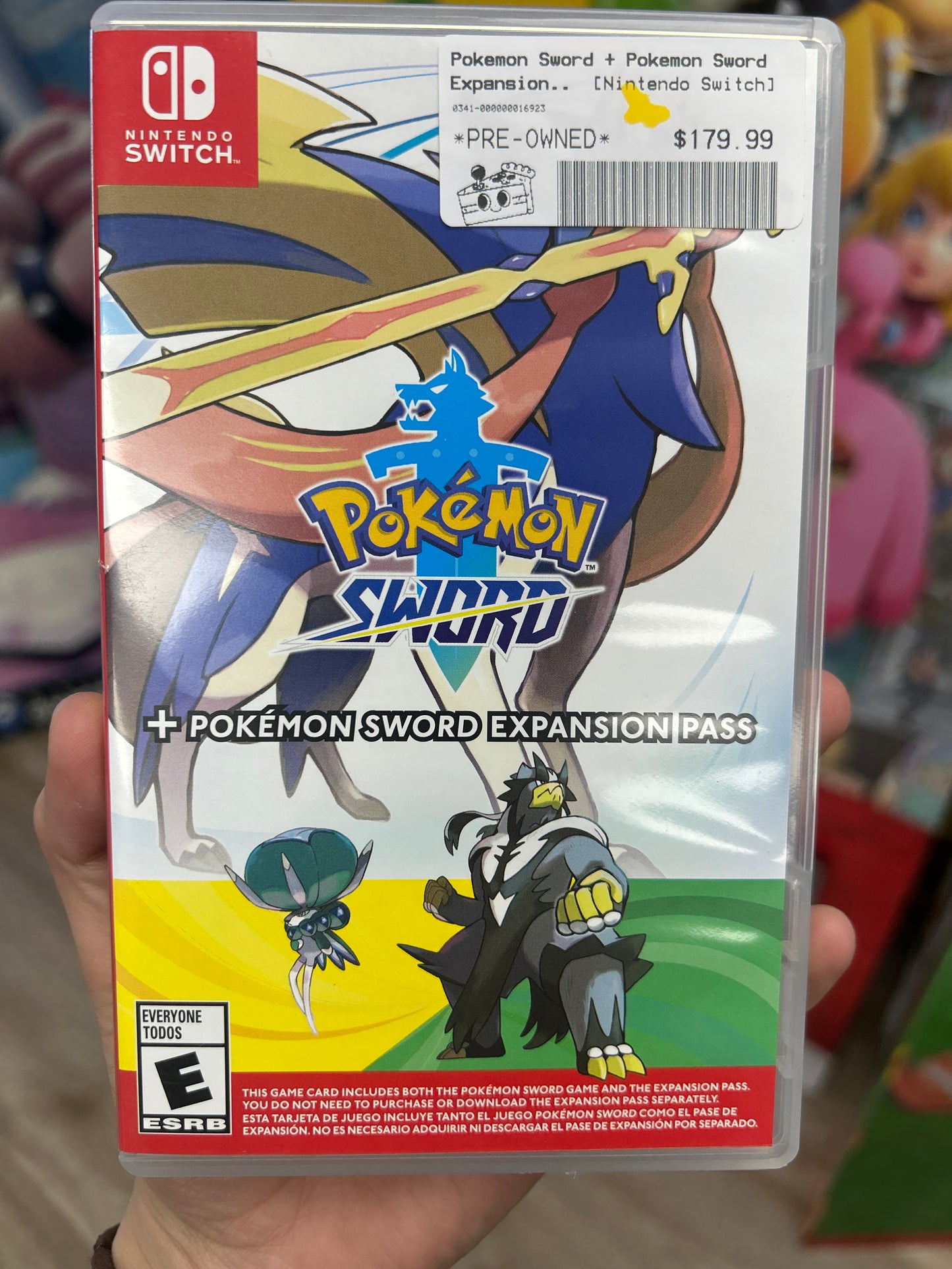 Pokemon Sword + Pokemon Expansion Pass Switch Complete Rare