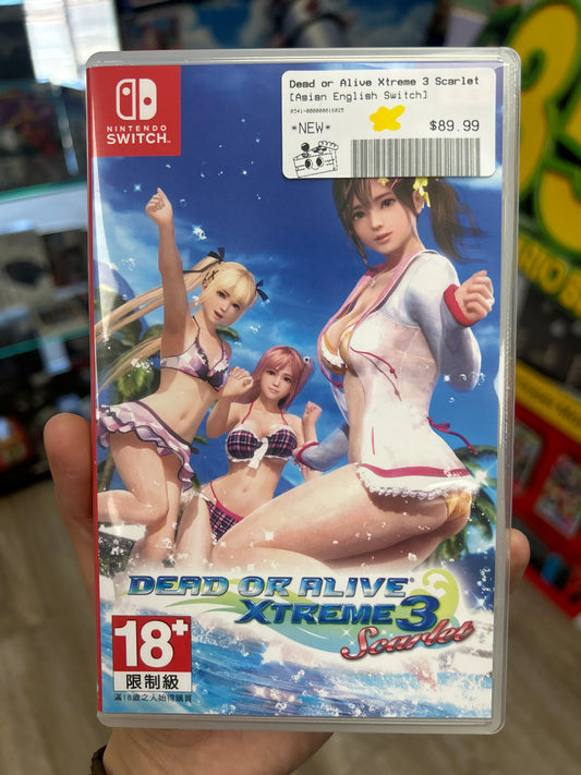 Dead or Alive Xtreme 3 Scarlet JP Switch Complete