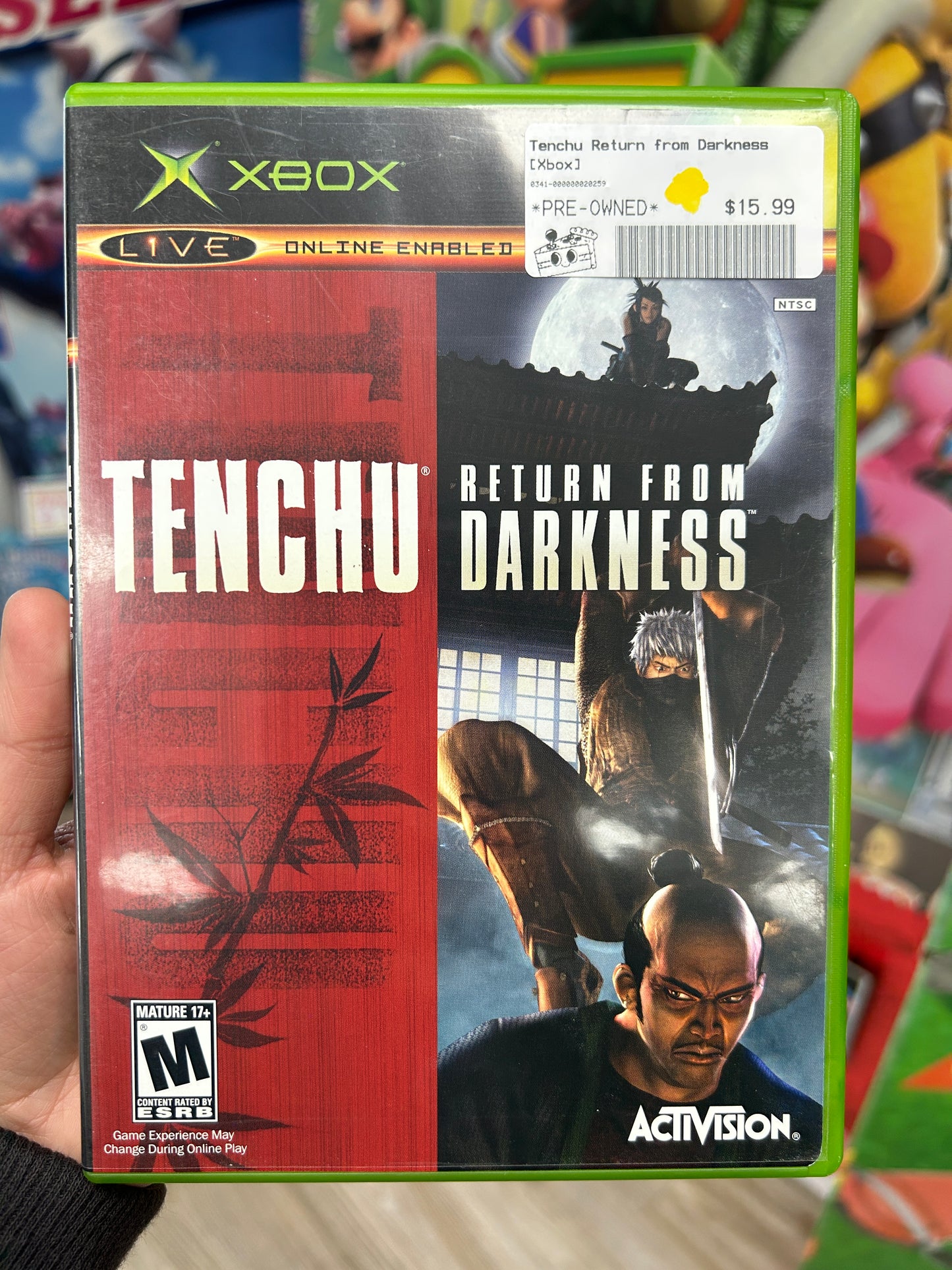 Tenchu Return from Darkness Xbox CIB