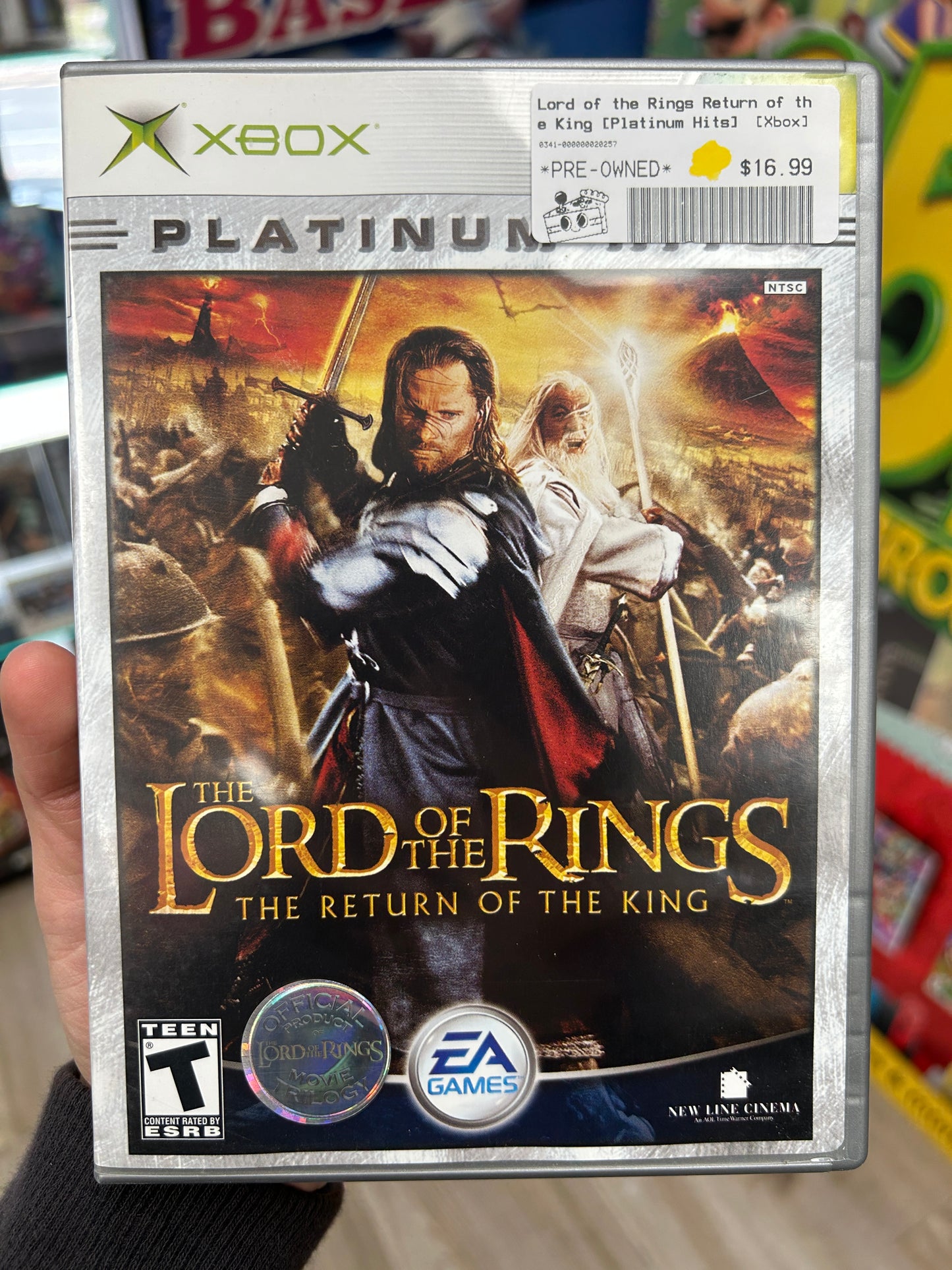 Lord of the Rings Return of the King Xbox CIB