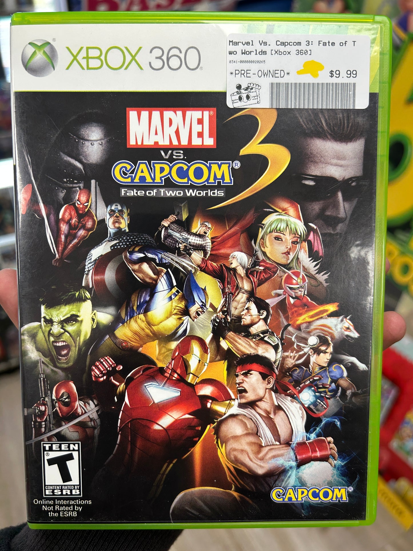 Marvel Vs. Capcom 3: Fates of Two Worlds Xbox 360 CIB