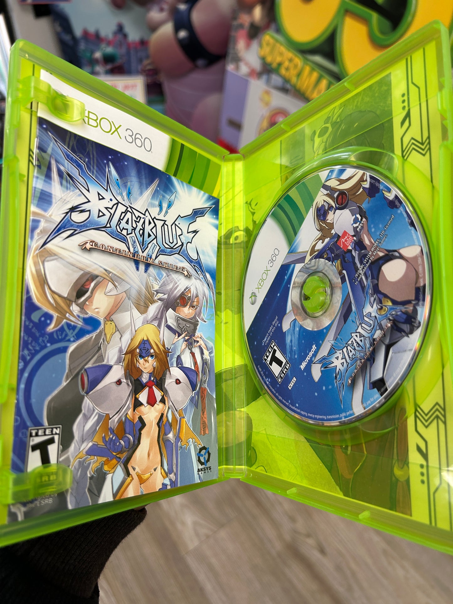 Blazblue: Continuum Shift Xbox 360 CIB