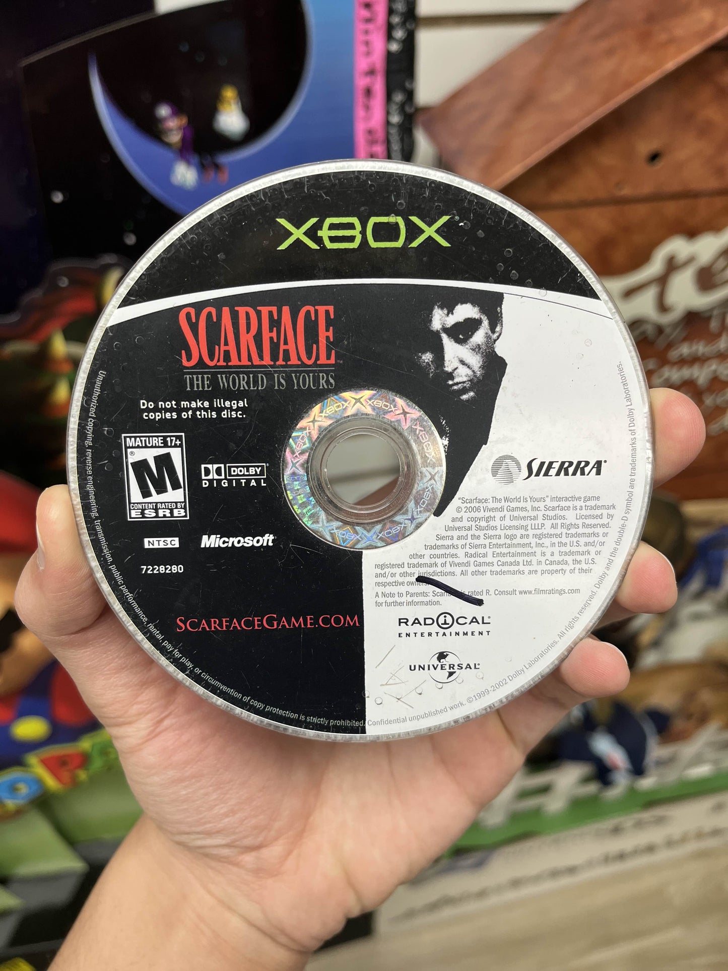 Scarface XBOX (DISC ONLY)