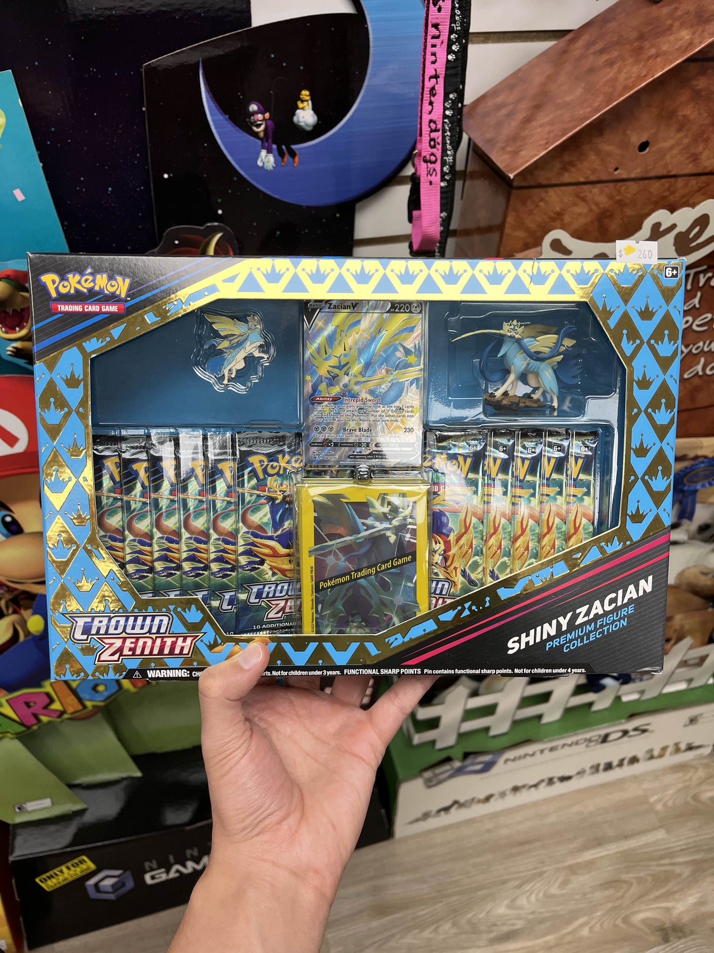 Shiny Zacian Pokemon TCG Box